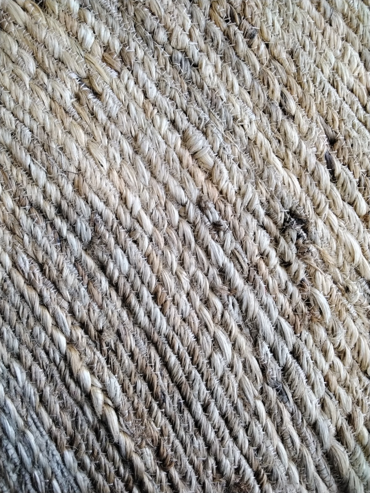 NATURAL 10′ X 10′ Round Damaged Rug, Reduced Price 1172738015 NFB249A-10R