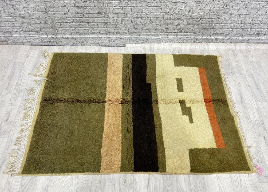 Moroccan berber carpets, New Design, Free Shipping Rugs ( 123 x 174 CM )