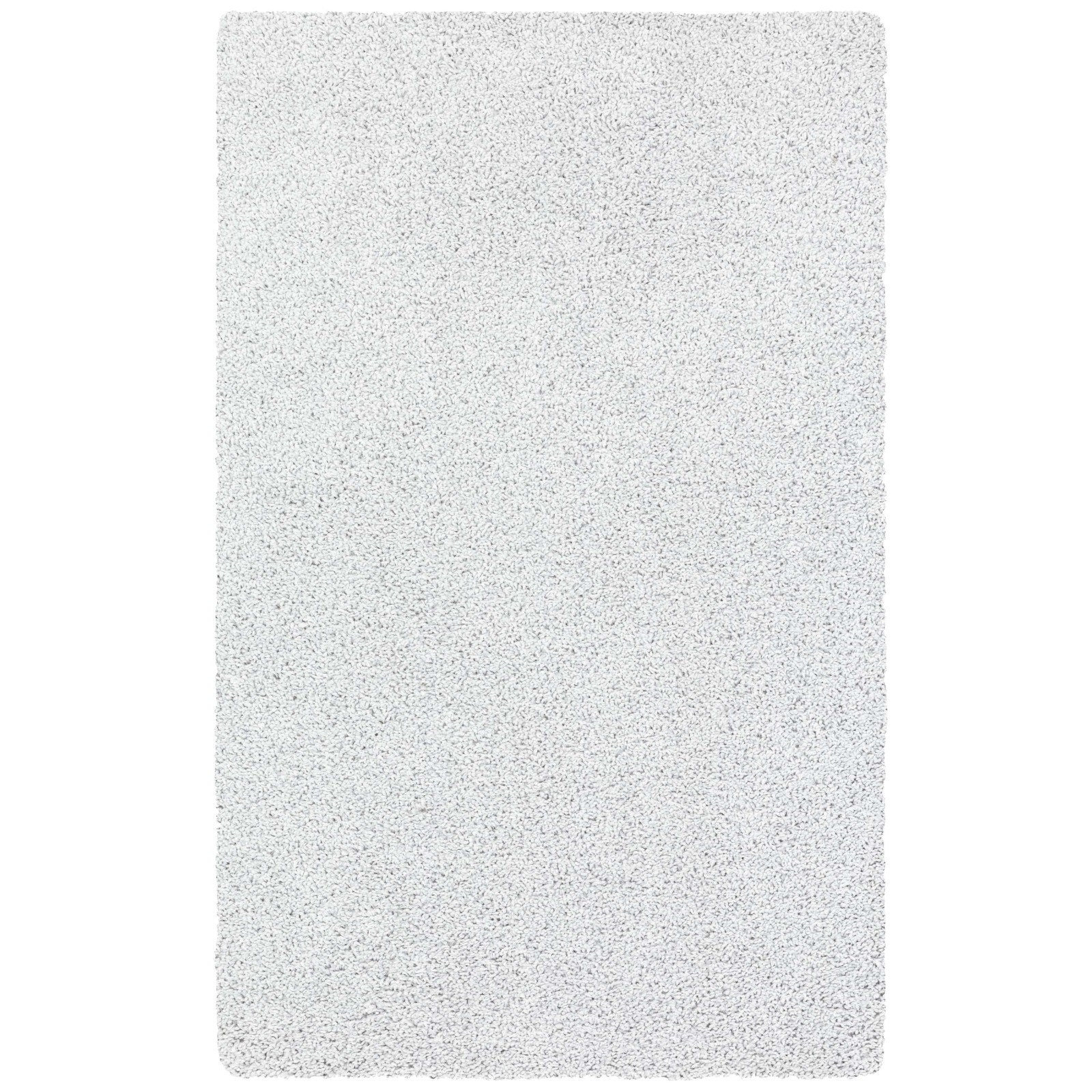 Mainstays Traditional Solid Silver Youth Shag Indoor Area Rug, 3′ x 4’8″