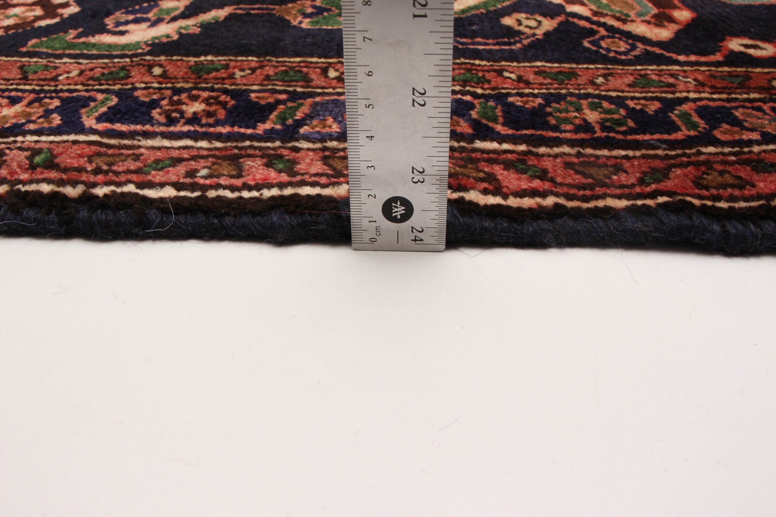 Vintage Hand-knotted Runner Rug 4’3″ x 10’2″ Traditional Oriental Wool Carpet