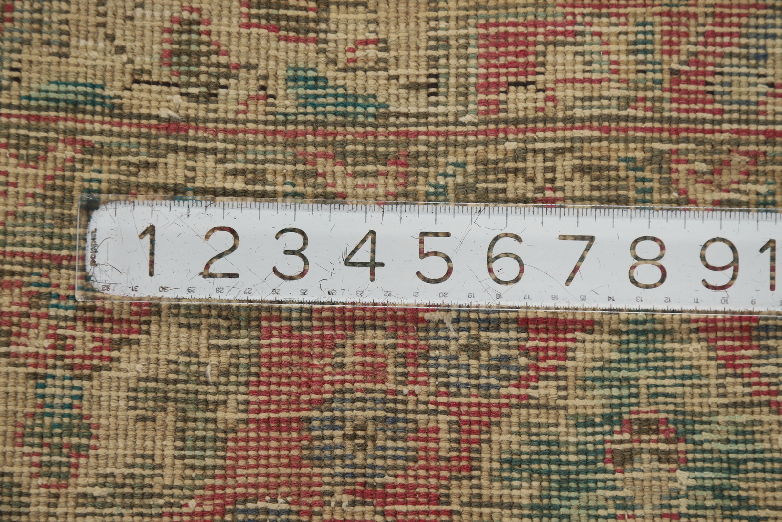 Traditional Rust/ Green Wool Hand-knotted Over-Dyed Vintage Rug 5×6 Carpet