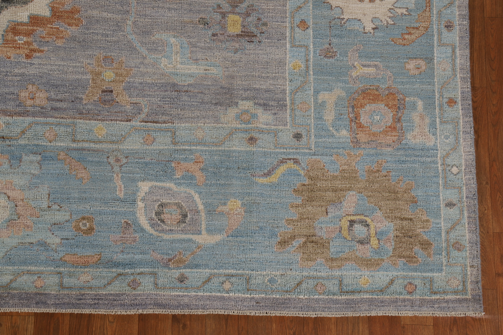 Vegetable Dye Traditional Oushak Turkish Rug Living Room Handmade Carpet 8×10 ft