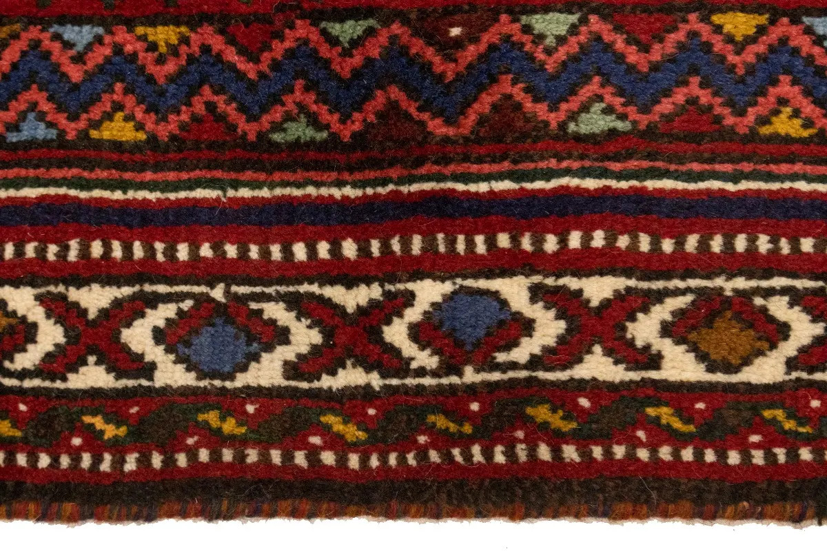 3’5X5 Handmade Oriental Rug Geometric Tribal Design Farmhouse Decor Carpet