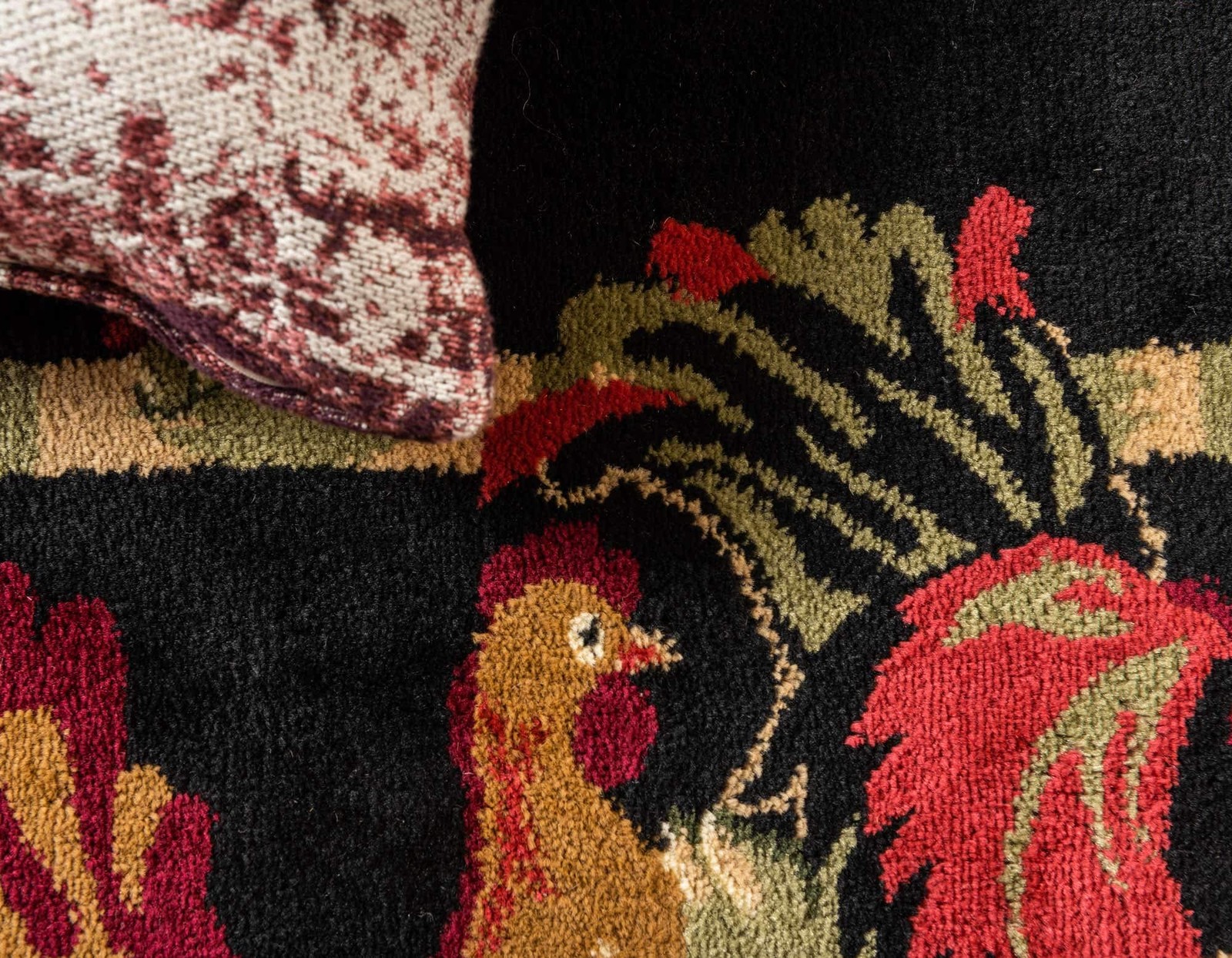 Unique Loom Barnyard Collection French Country Inspired Cottage Rooster Design A