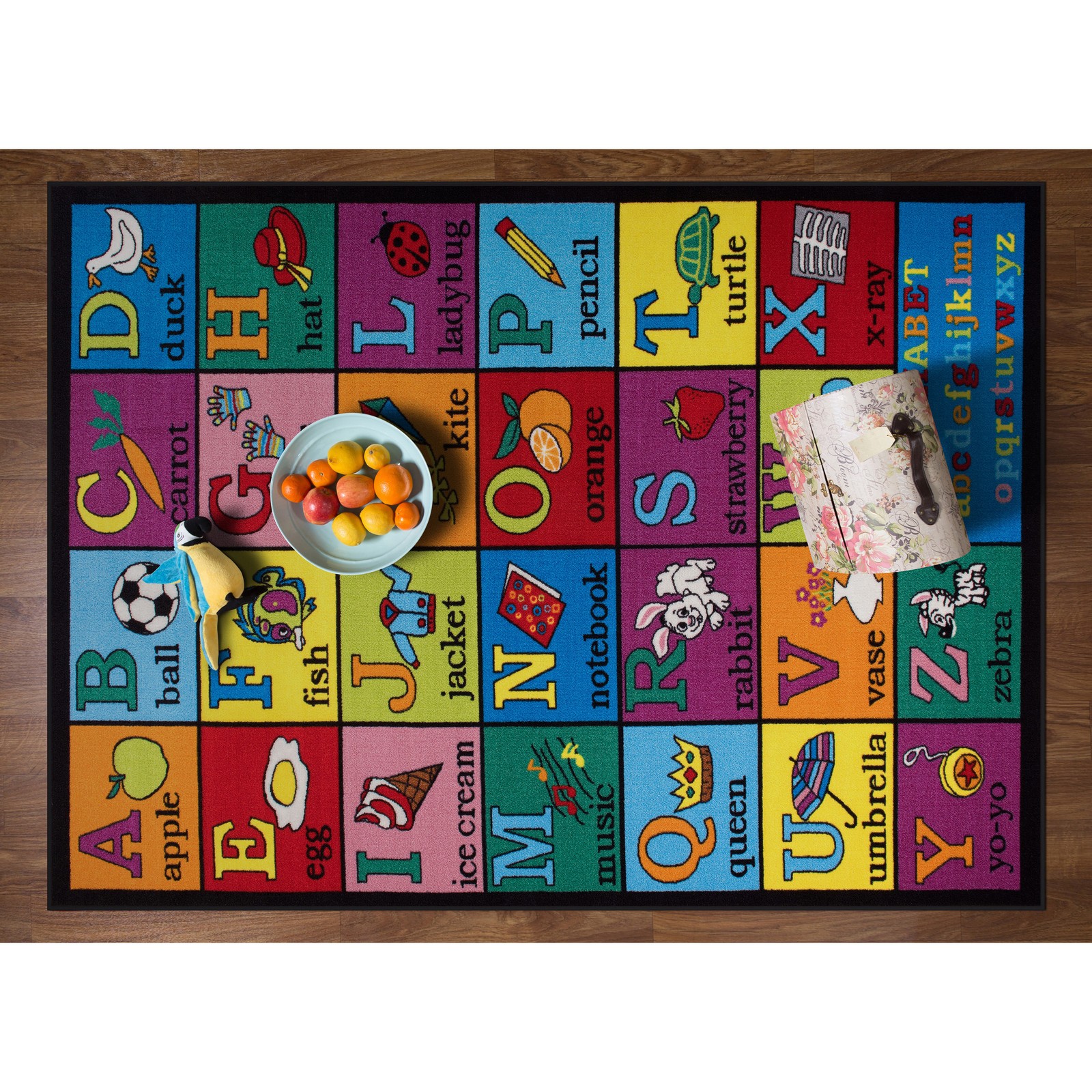 Children Rugs Kids Educational Learning Alphabet Non-Slip Rugs for Kids Room 5×7