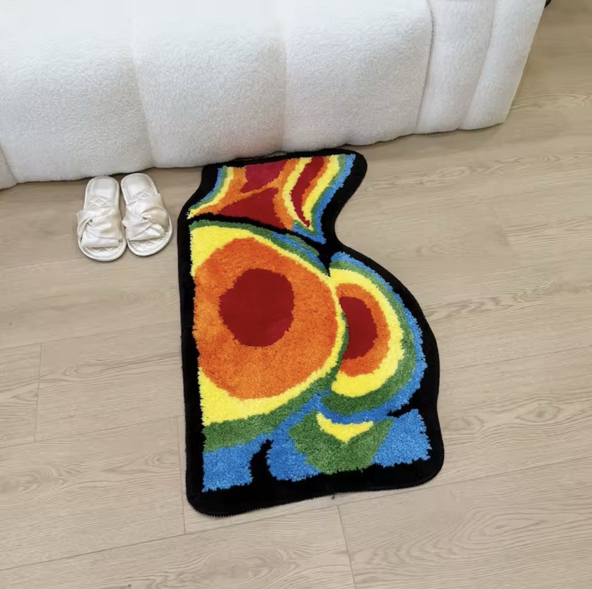Sexy Butt Thermal Shaggy Carpet Home Decor For Bedroom