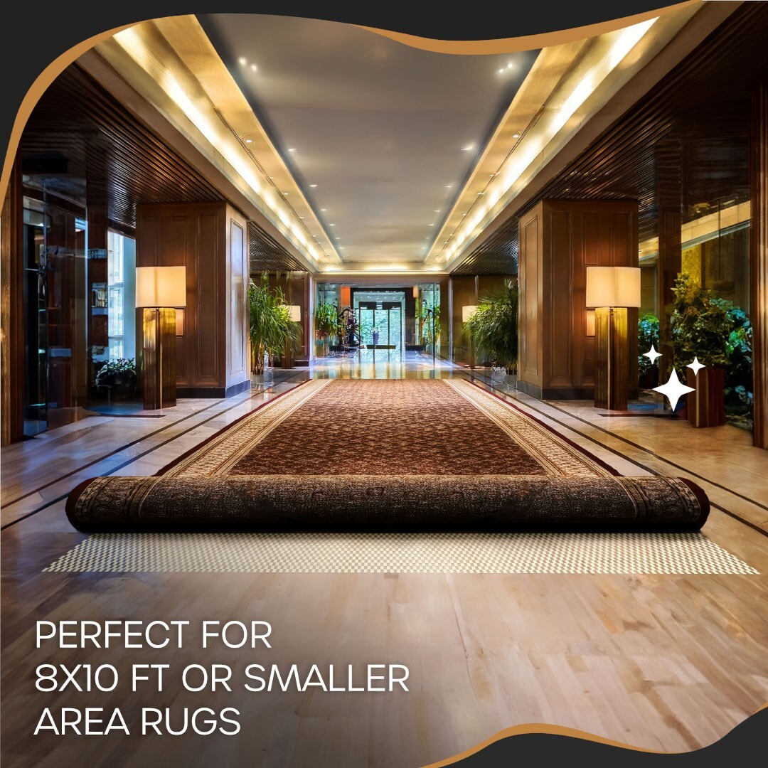 Mockins Premium Grip and Non Slip Rug Pad 8 x 10 feet Area Rug Pad