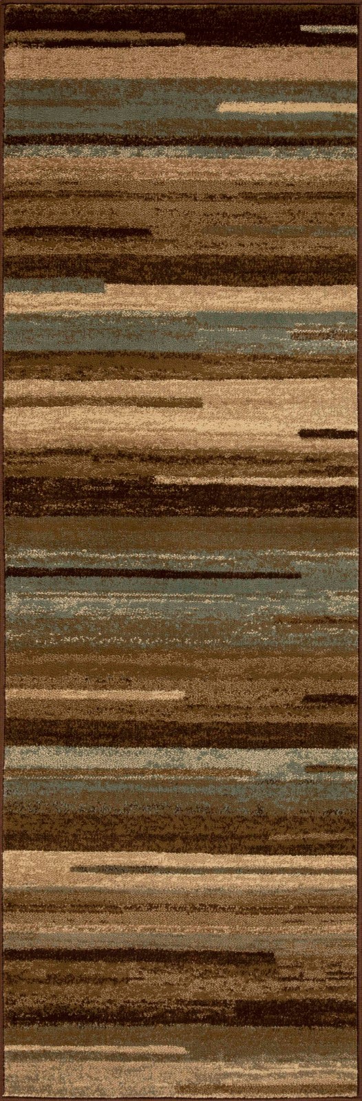 Contemporary Stripes Abstract Runner Kid & Pet Friendly Moth Resistant Area Rugs