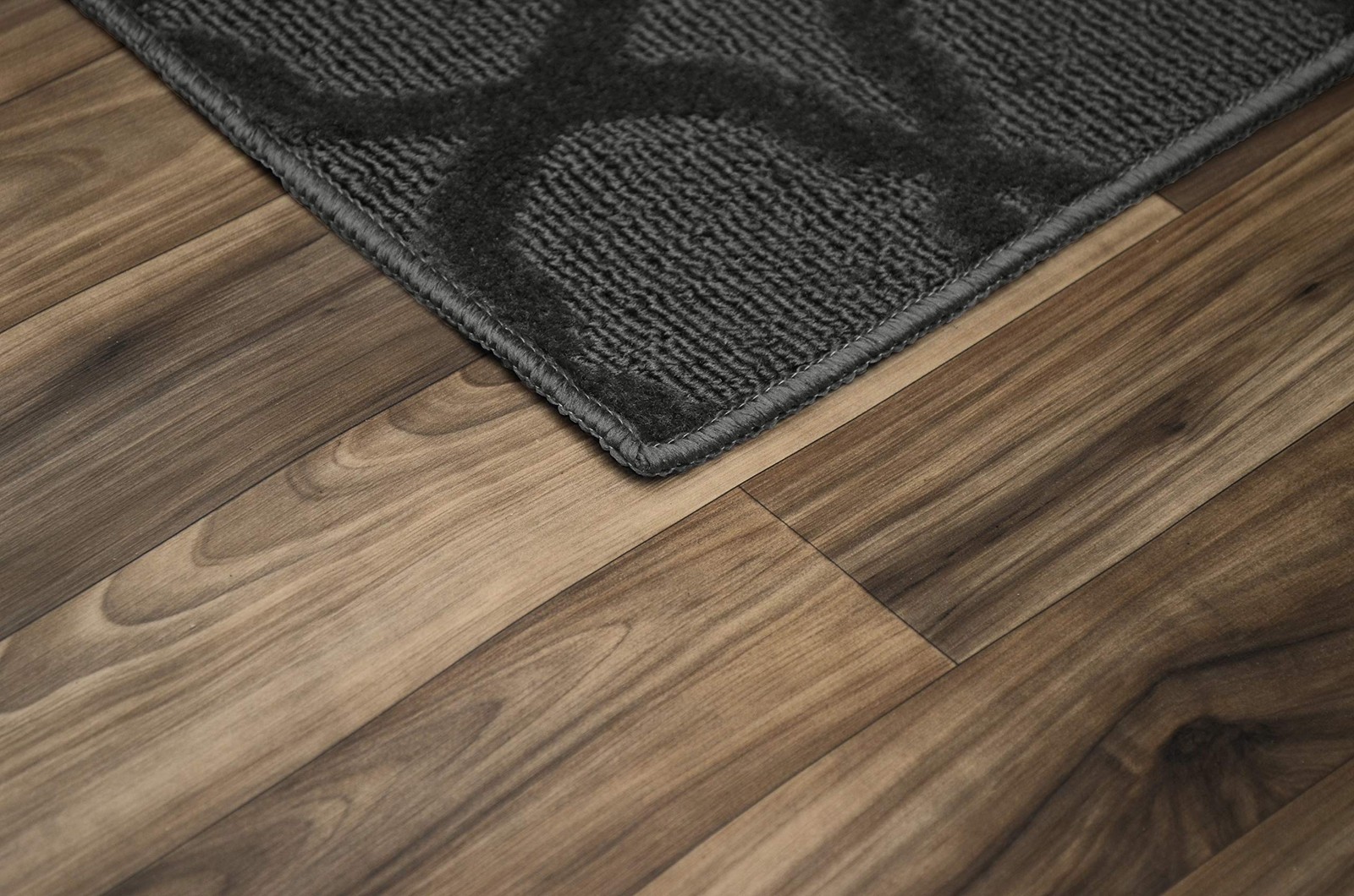 Garland Rug Sparta 3 Piece Area Rug Set (5’x7′, 3’x4′, 24×60) Cinder Gray, 3-Pie