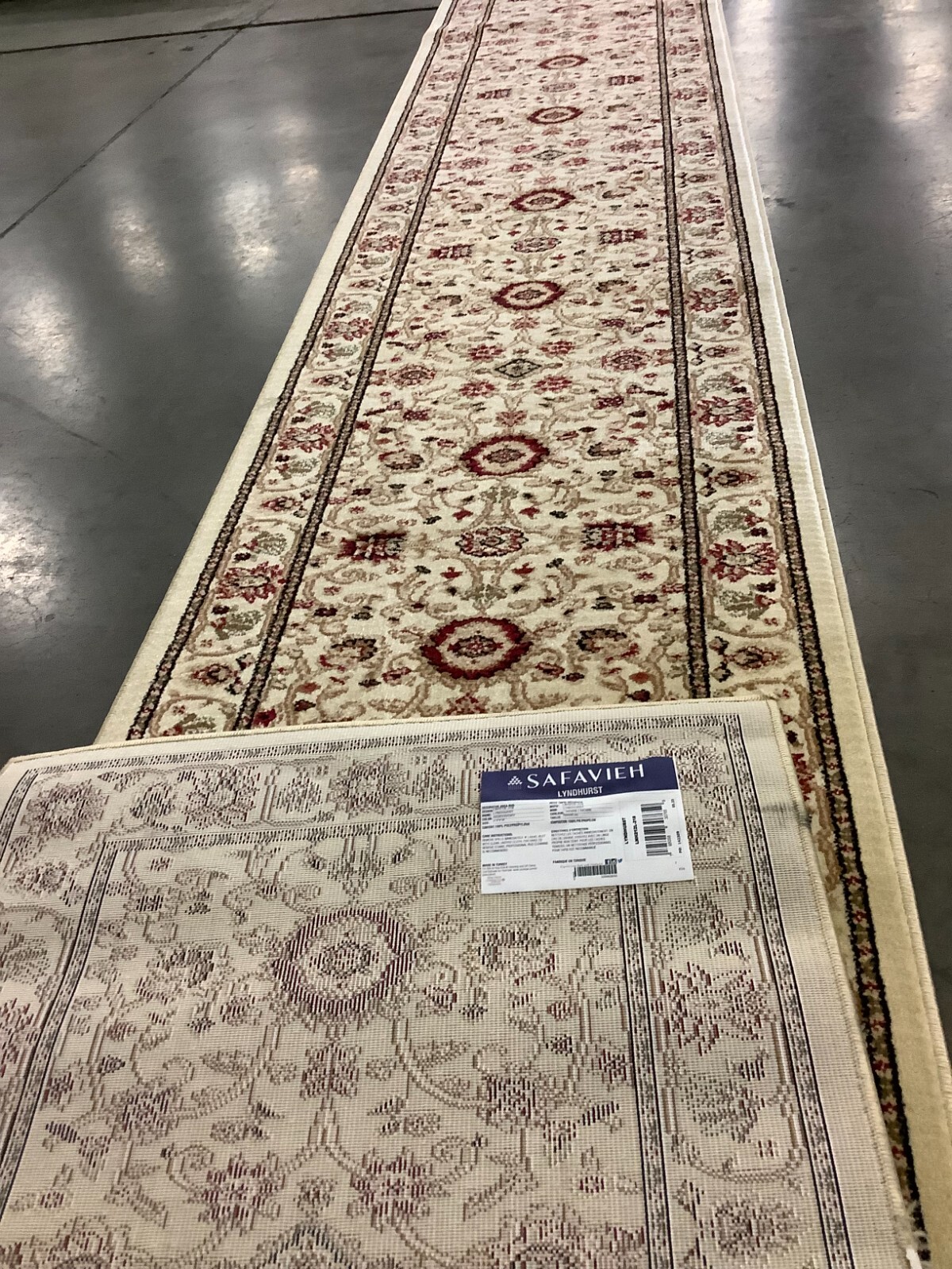 IVORY / IVORY 2′-3″ x 18′-0″ Damaged Rug, Reduced Price 1172675237 LNH212L-218