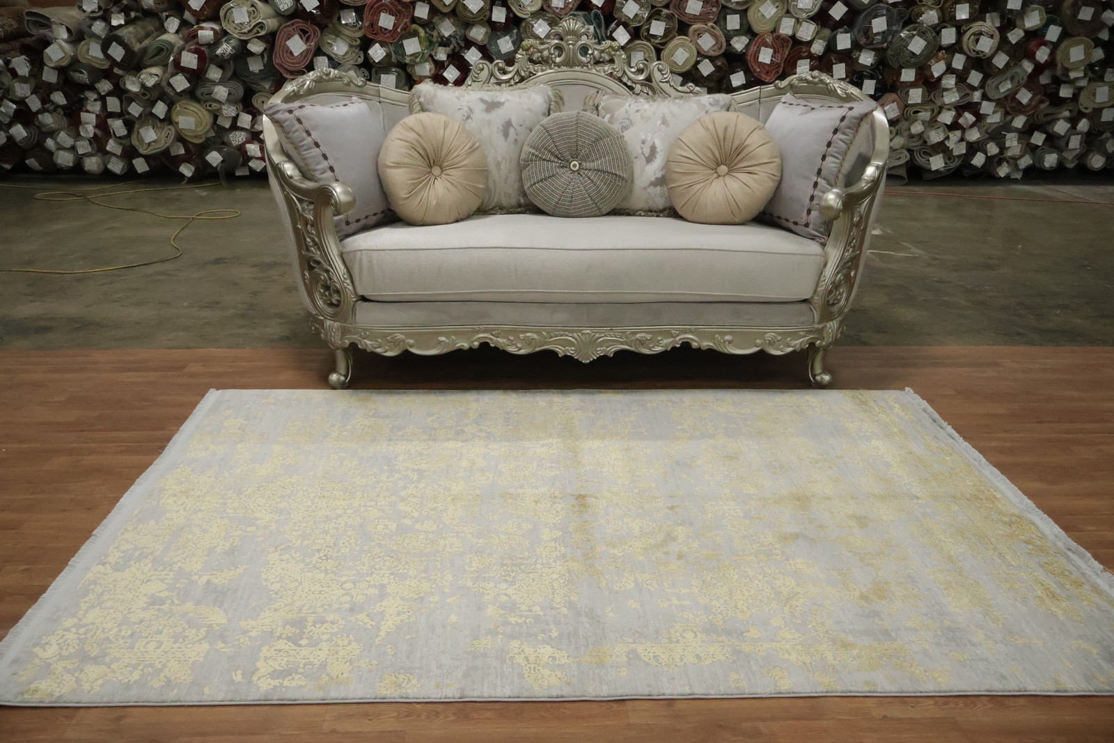 Contemporary Modern Area Rug 5×8 Ft Abstract Turkish Carpet Oriental Rug