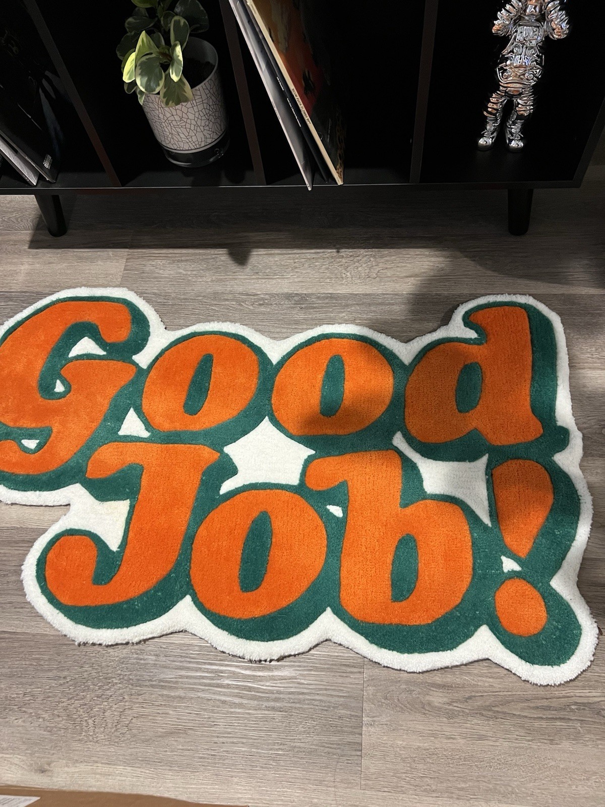 Midnight Organic Larry June Good Job Rug 🍊