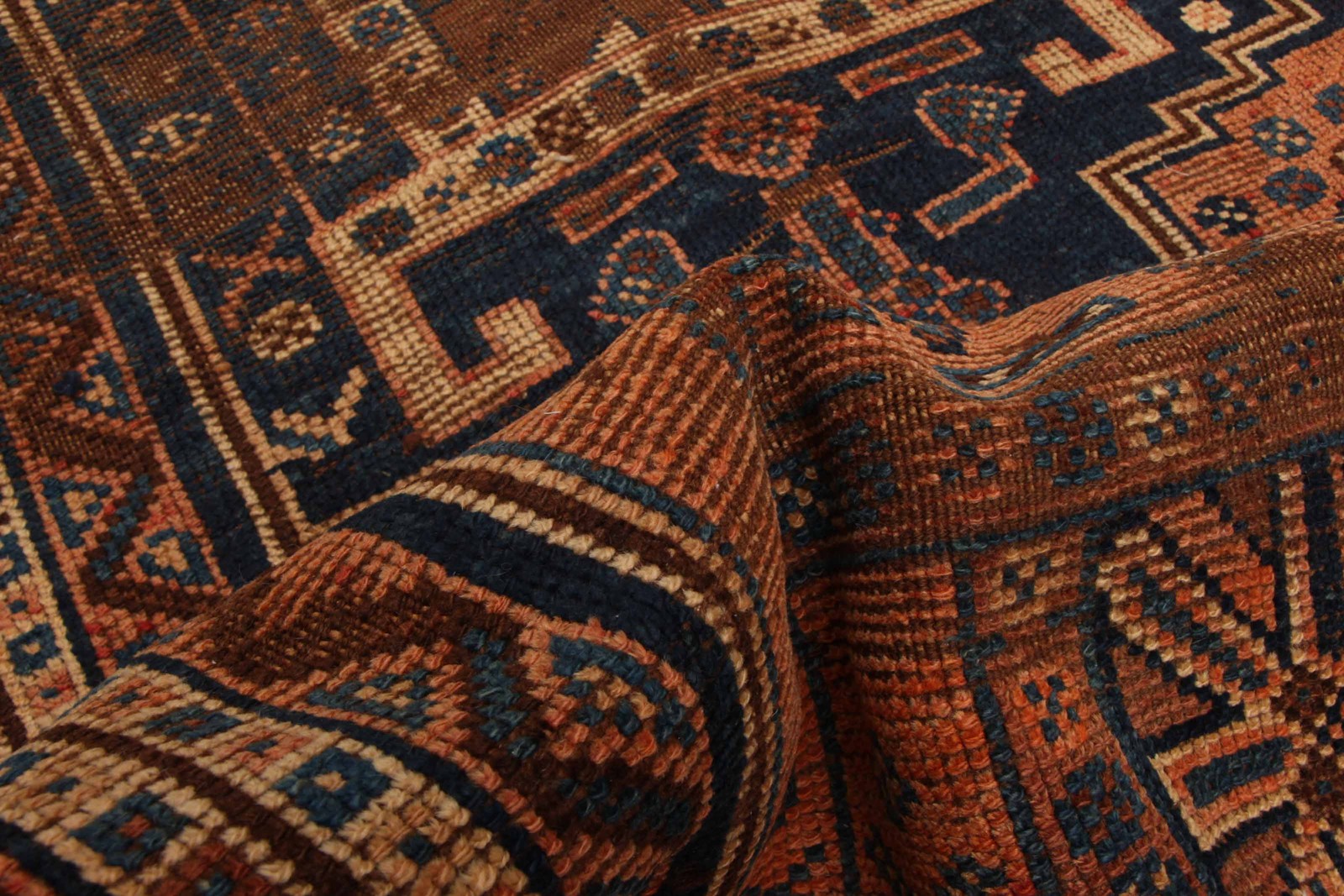 Vintage Traditional Hand-Knotted Area Rug 3’3″ x 7’4″ Oriental Wool Carpet