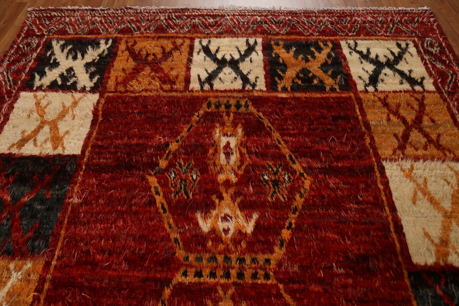 Moroccan Luxury Hand-Knotted Wool Rugs for Living Room Flooring 8×10 ft