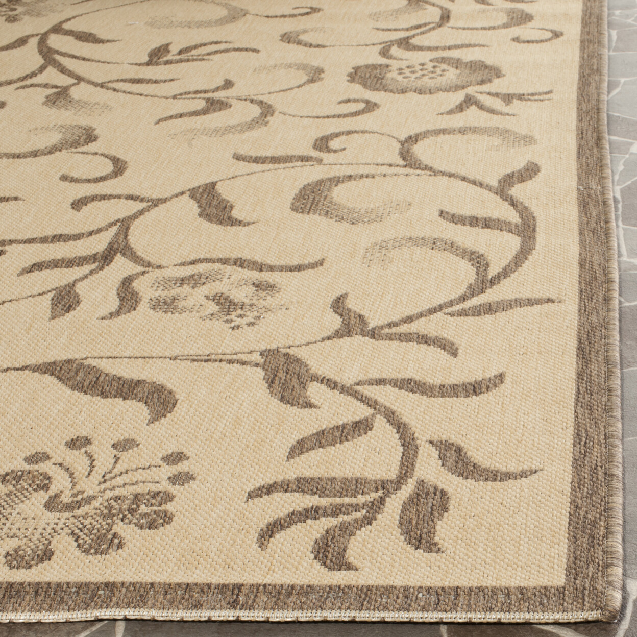 SAFAVIEH Martha Stewart MSR4251-12 Creme / Brown Rug
