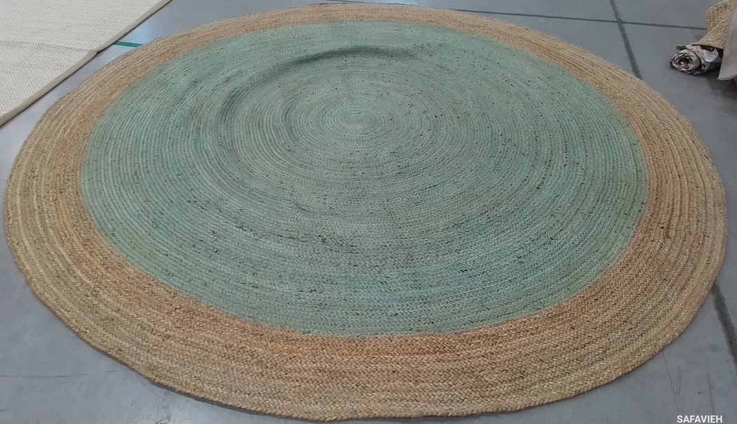 AQUA / NATURAL 10′-0″ x 10′-0″ Flaw in Rug, Reduced Price 1172806822 NF801A-10R