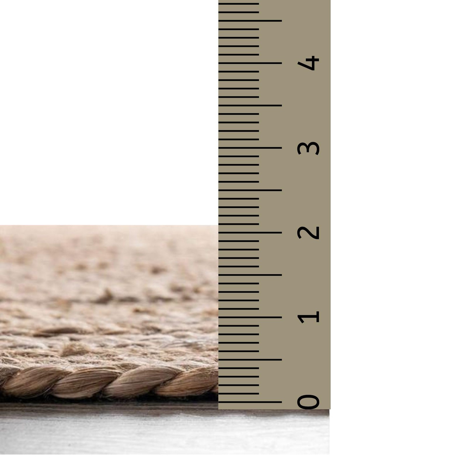 Boho Braided 1.5×3 Area Rug – Jute Natural Fiber Half Round Rug for Living Ro…