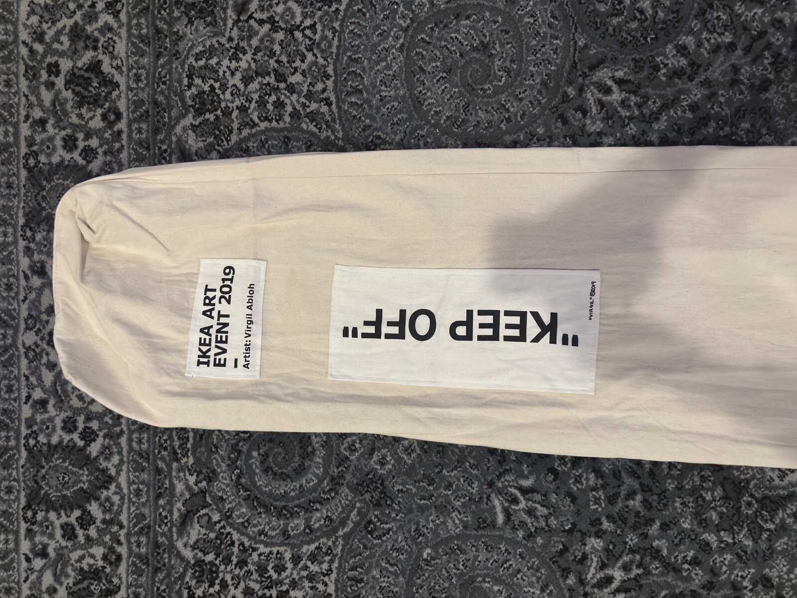 Virgil Abloh x IKEA “KEEP OFF” Rug200x300 CM Grey/White Off White NEW Never Open