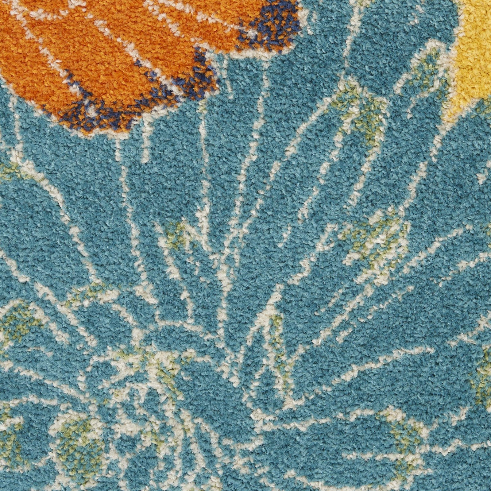 Nourison Home Allur Yellow Multicolor 53 X 73 Area Rug – Non Shedding Bed