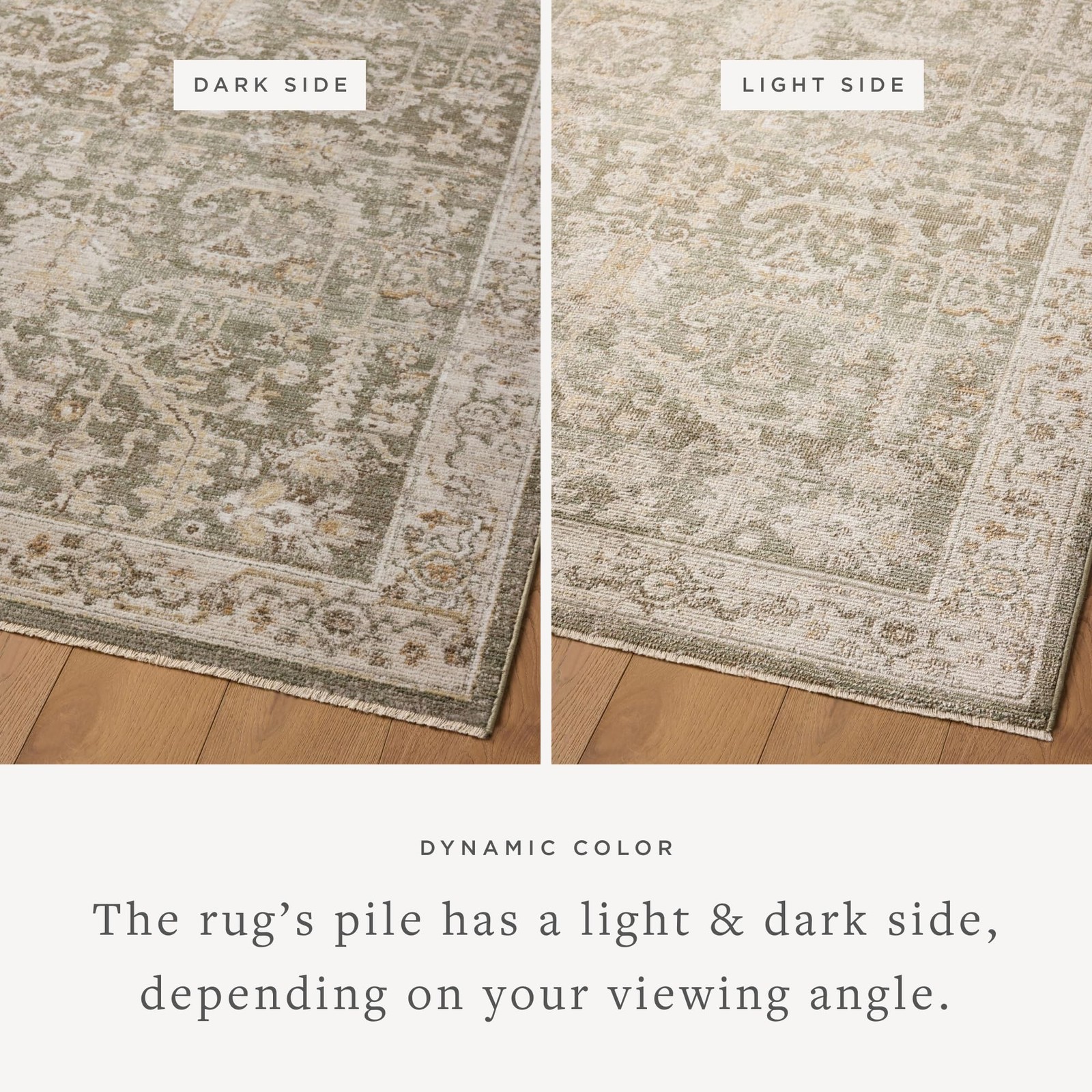 Loloi Magnolia Home By Joanna Gaines Pace Collection Pac-06 Forrest/Natural 3-6