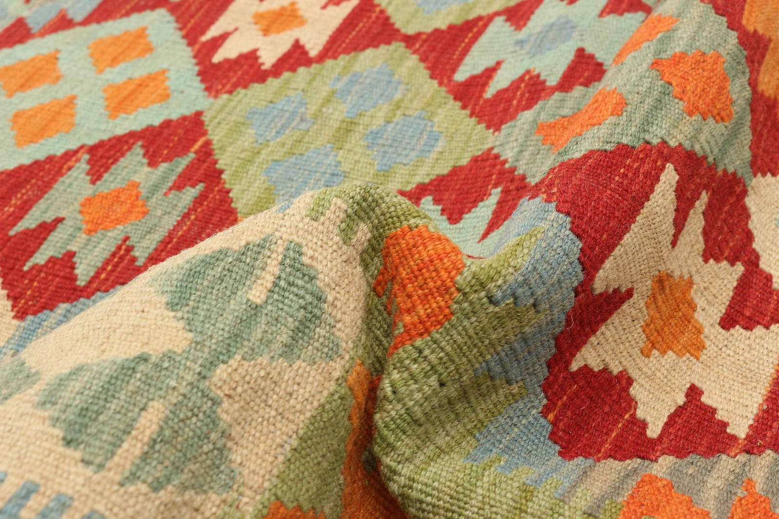 Vintage 3’3″ x 4’8″ Traditional Wool Hand Woven Oriental Area Rug