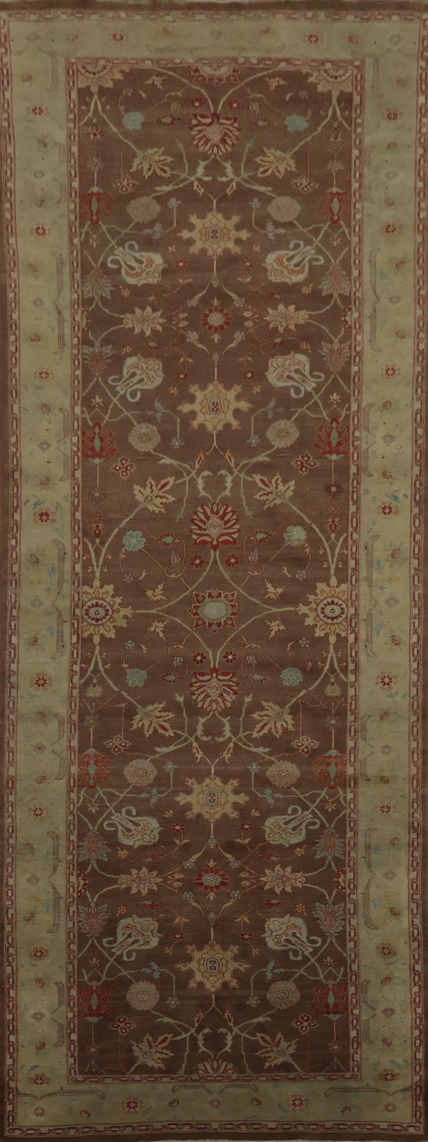Vegetable Dye Oushak Large Rug 6×19 Wool Hand-knotted Home Decor Oriental Carpet