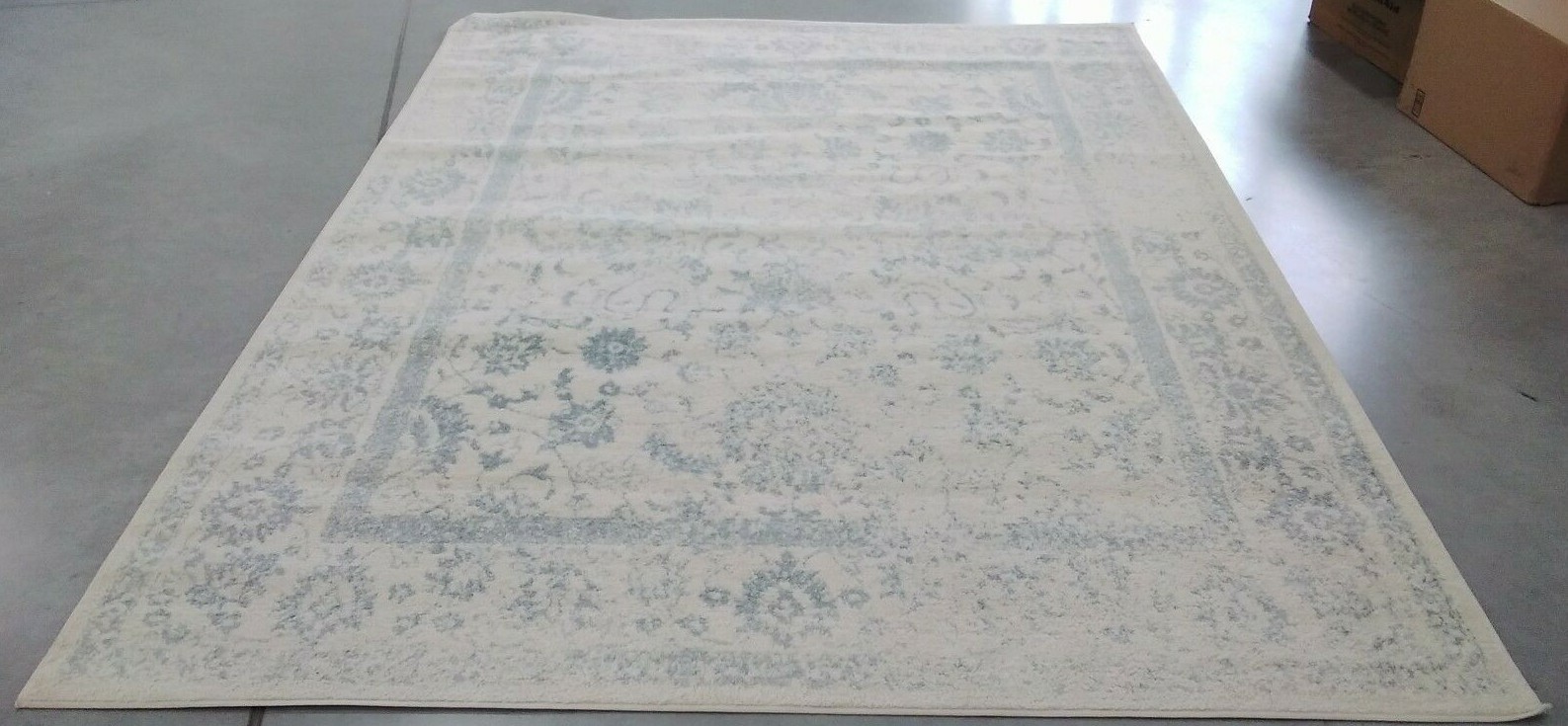 IVORY / SLATE 8′ X 10′ Stained Rug, Reduced Price 1172708200 ADR109S-8