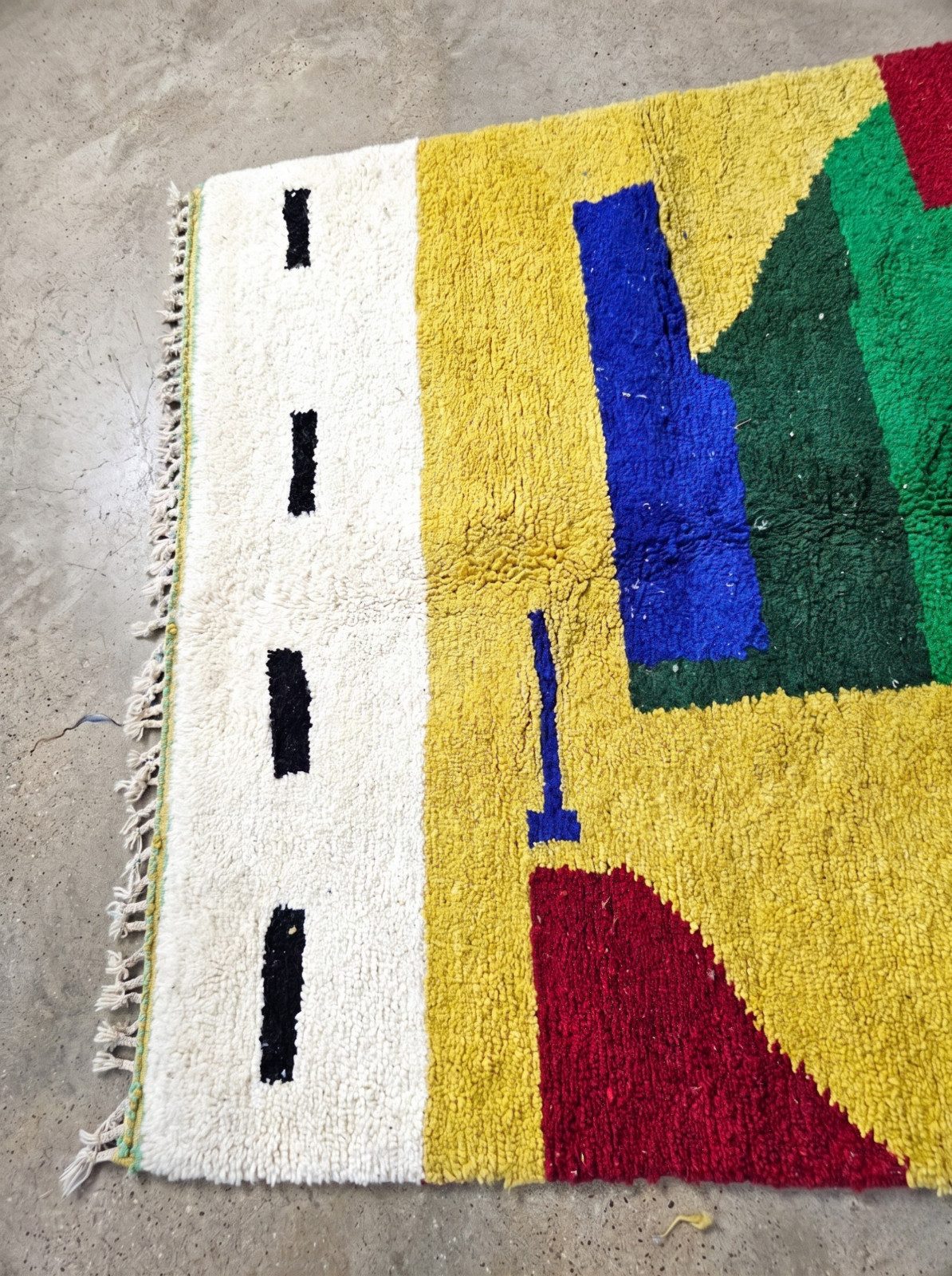 Handmade Moroccan Wool Rug Berber Abstract Boho Area Carpet Made to Order