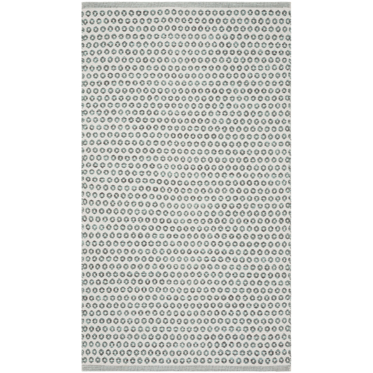 SAFAVIEH Montauk MTK616M Handwoven Slate / Ivory Rug