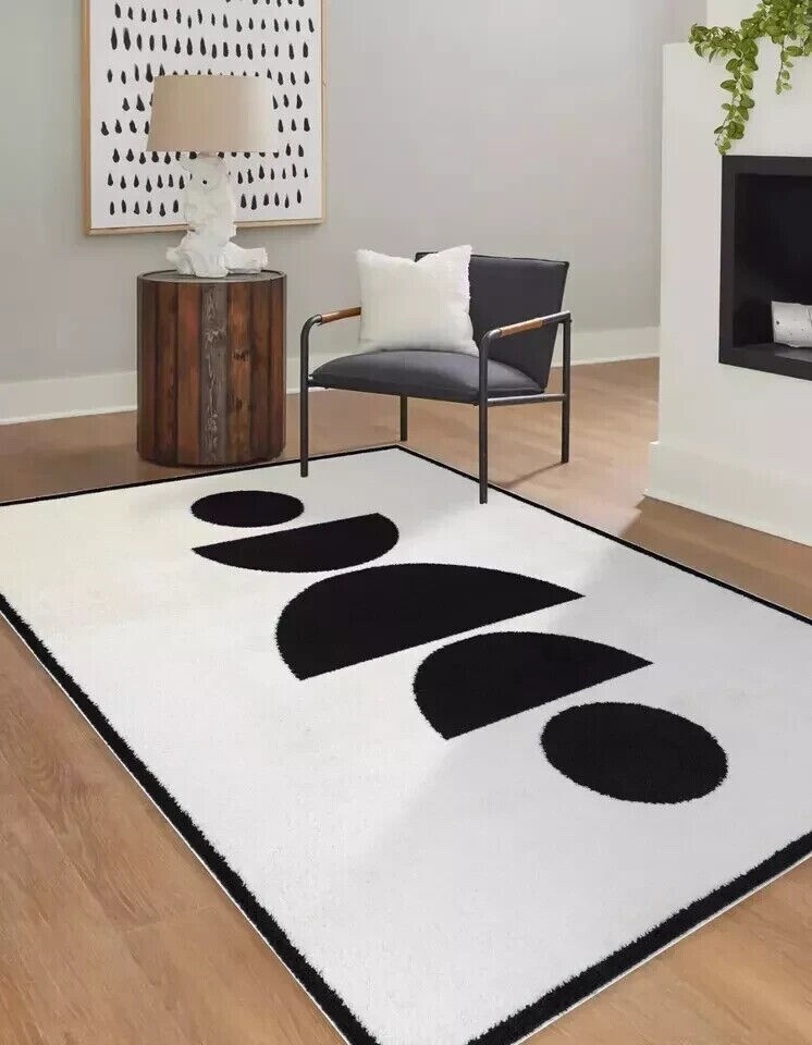 Soft Area Rug Decorative Carpet Contemporary Rug Natural Fiber Rug Luxurious Rug