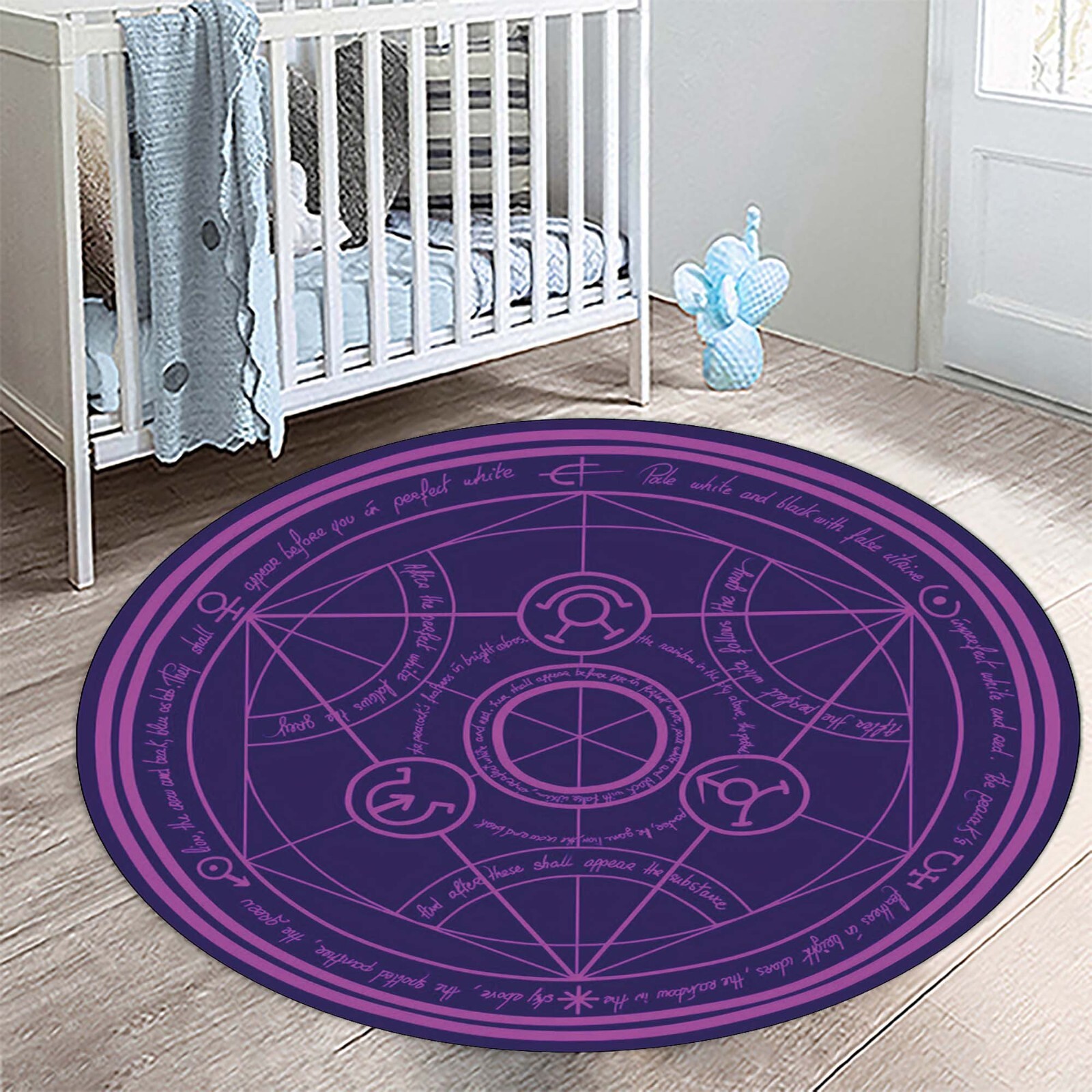 Purple Mandala Rug, Design Rug, Living Room Rug, Mandala Round Rug,Purple Carpet