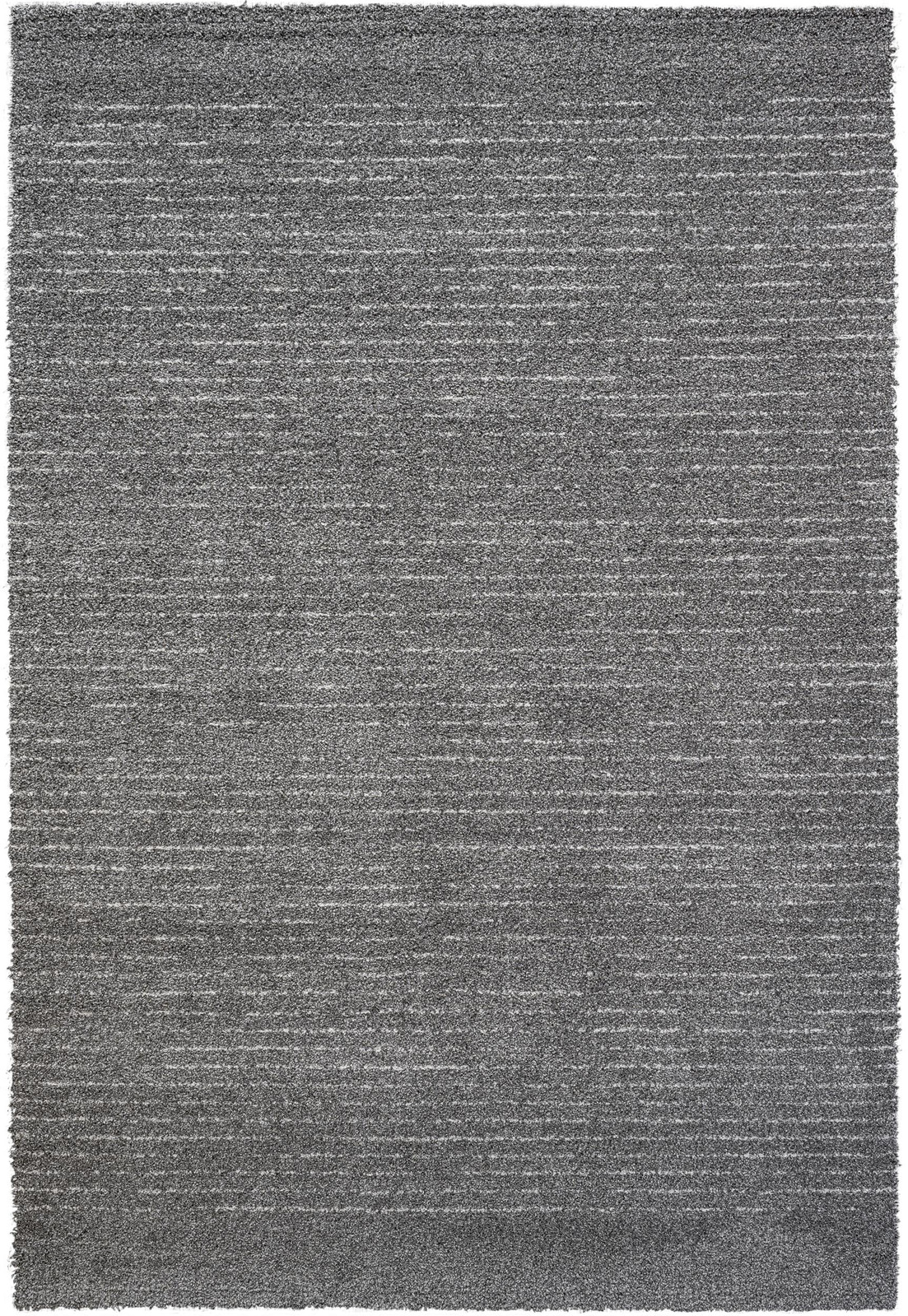 Granada Liora Charcoal Gray Ivory and White Polypropylene Area Rug
