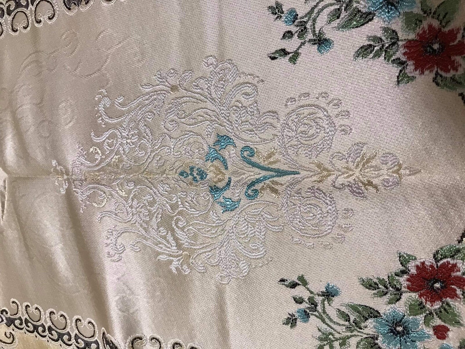 Prayer mat , Muslim mussalah , soft light stain fabric and lining
