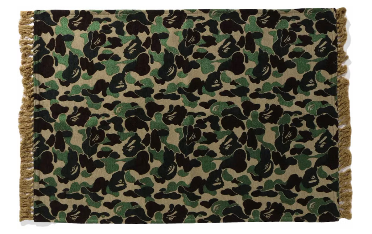 A Bathing Ape (BAPE) ABC Camo Medium Rug Green