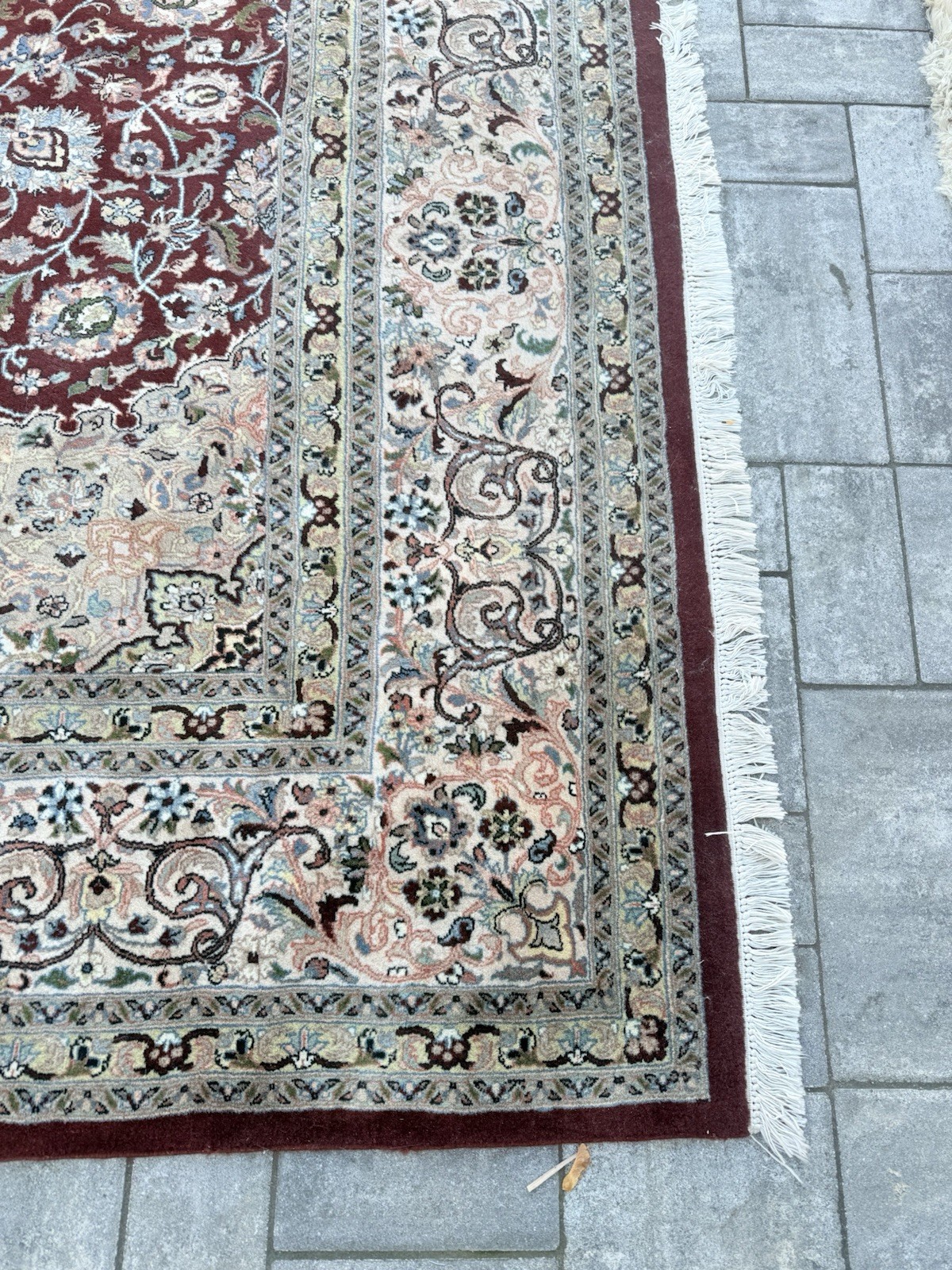 Fine Handknotted Tabrizz 8×10 Wool Area Rug Carpet- Handmade Rug