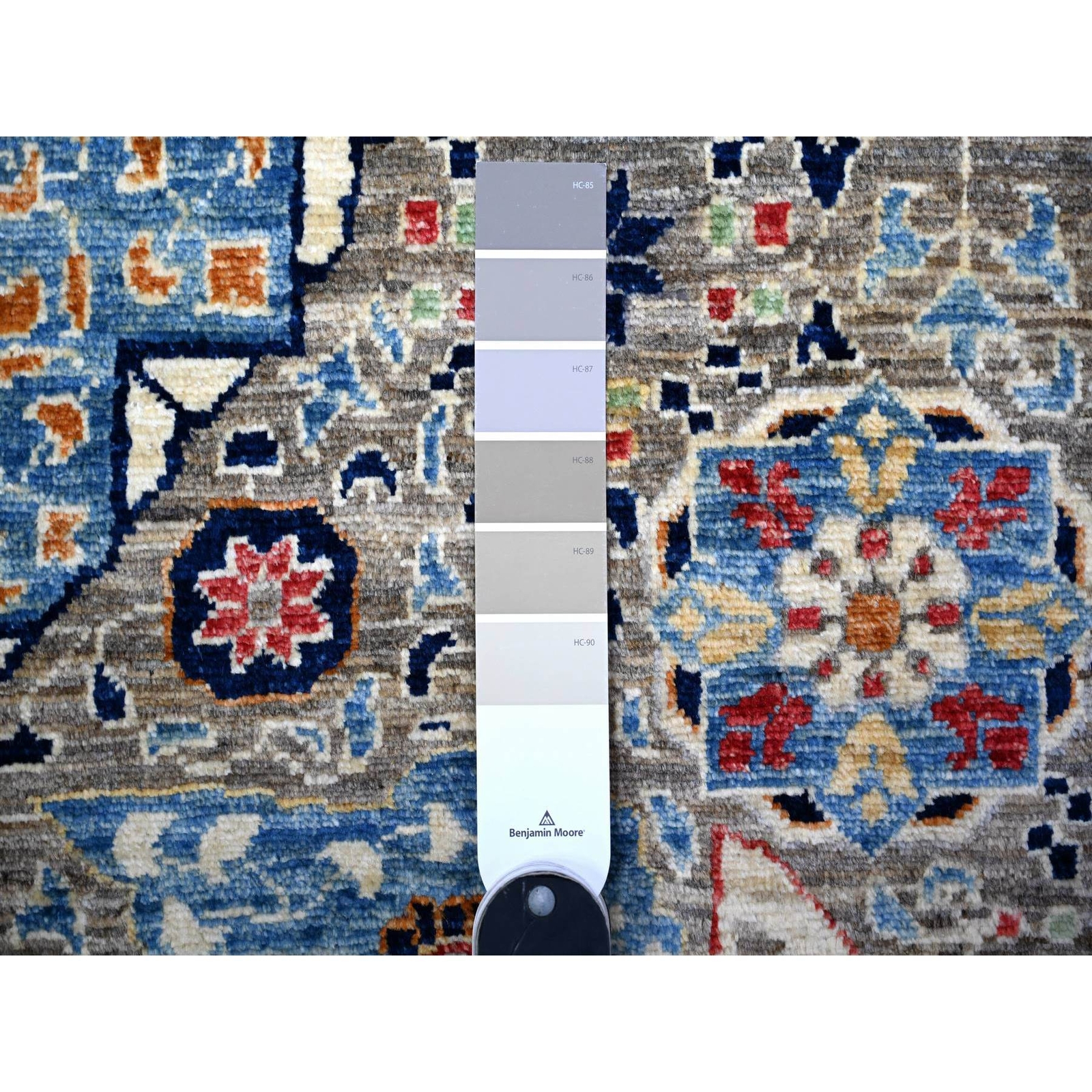 12’x15’9″ Gray Fine Aryana Luxurious Wool Oversized Oriental Rug R88207