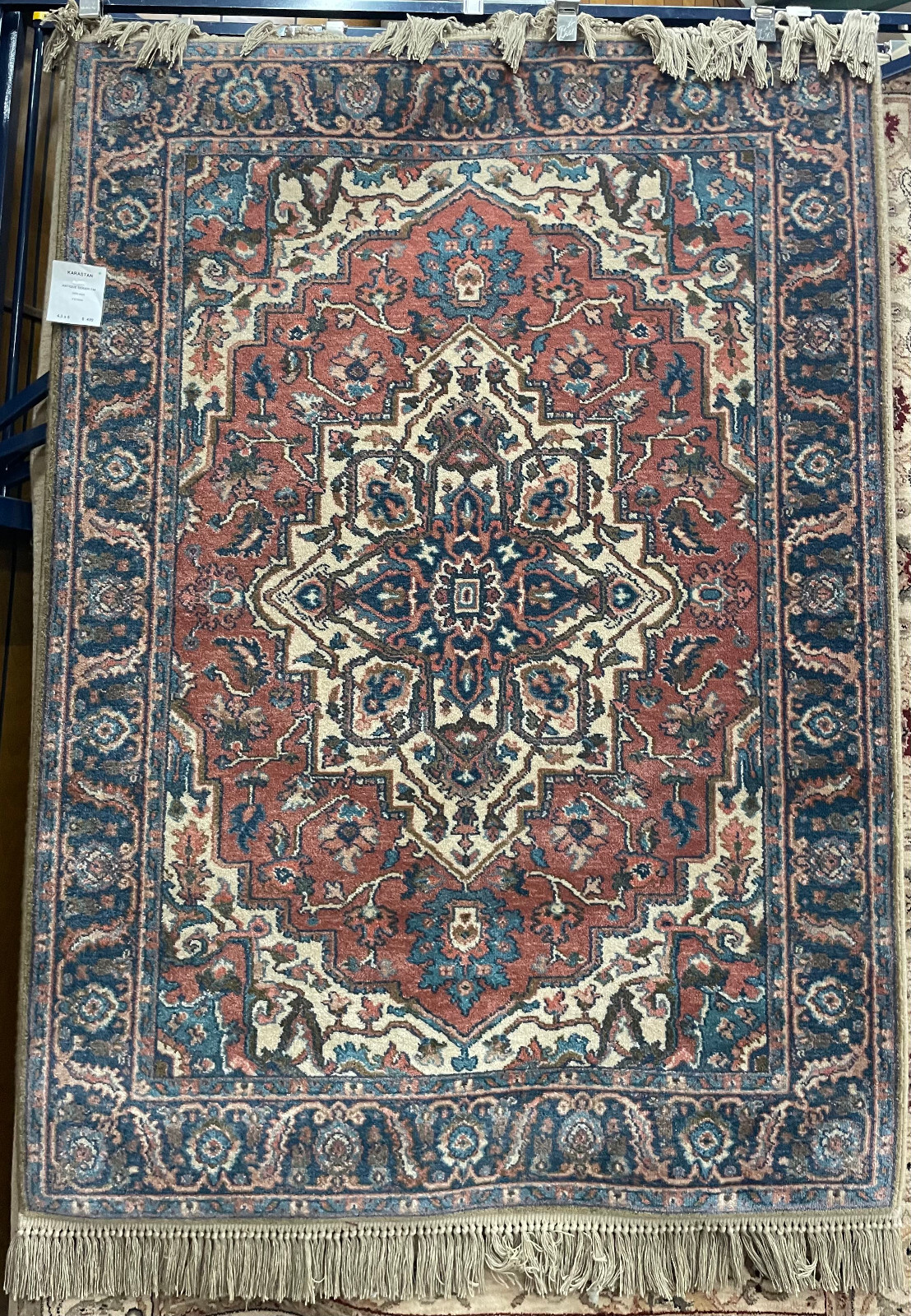 Karastan Antique Legends Serapi – 4’3″ X 6’0″ Rectangular Wool Oriental Area Rug