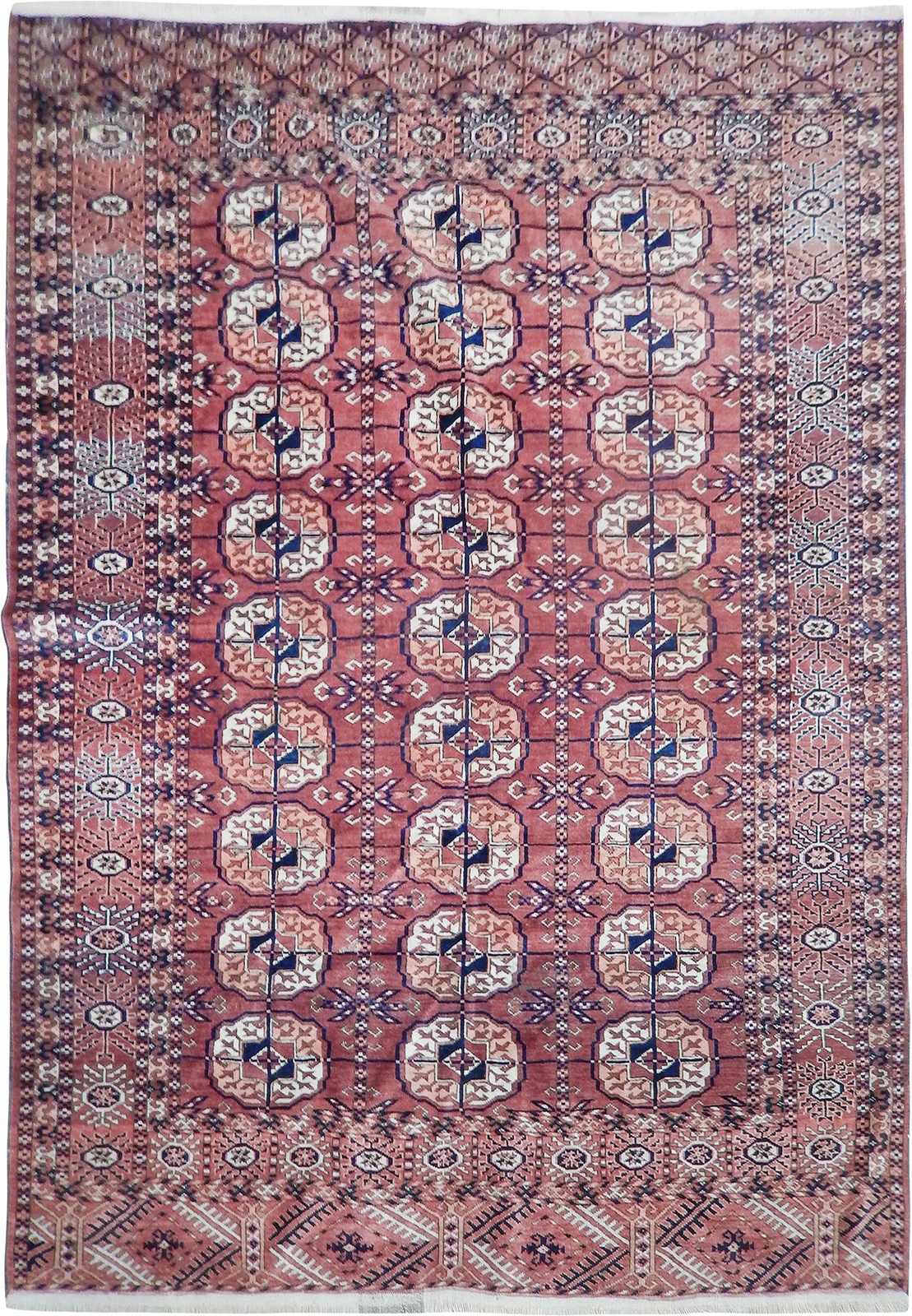 5×6′ Antique Traditional Genuine Russian Bokhara Rug 23550
