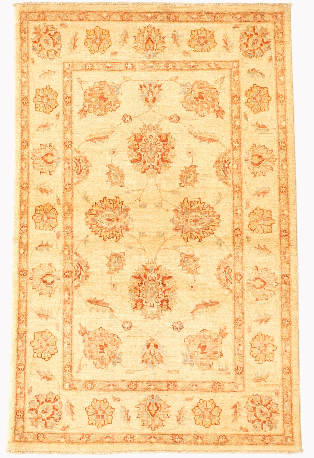 Traditional Hand Knotted Oriental Area Rug 3’3″ x 5’4″ Wool Carpet