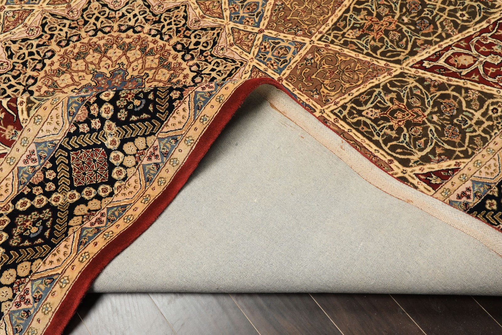 Nourison 7’9”x9’9” Hand Tufted Wool & Pure Silk Extreme dense Plush pile Rug