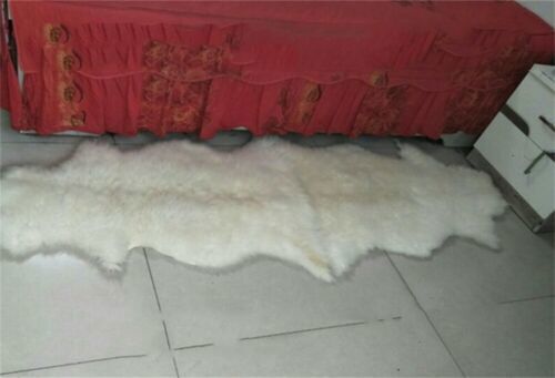 100% Genuine Sheepskin Fluffy Fur Rug Windward 60x110cm Natural Soft Fashion