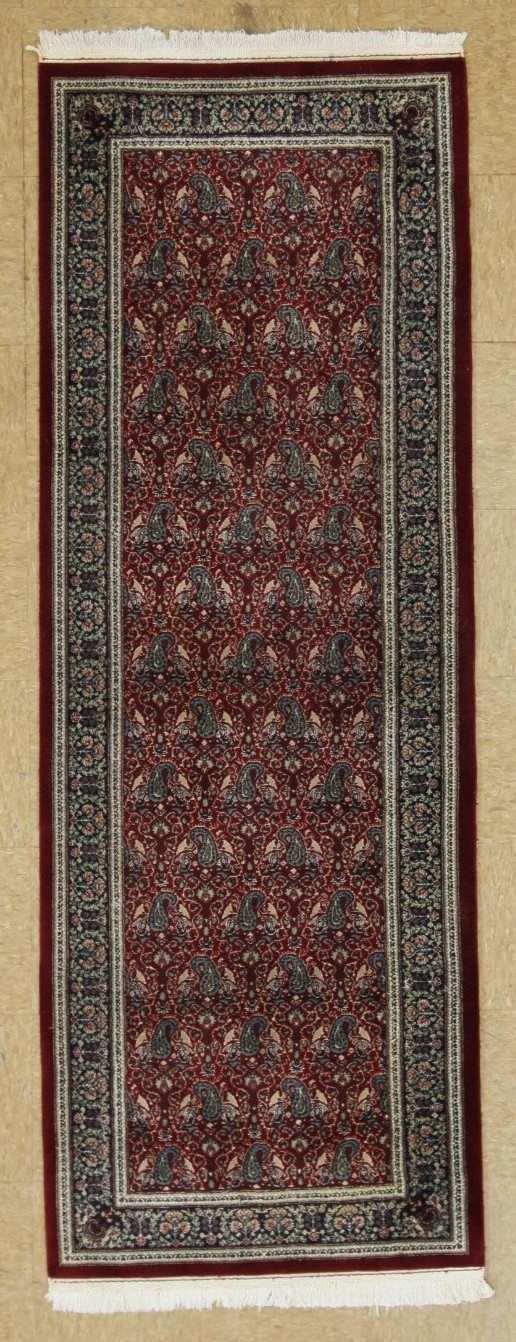 Fine Sino Tabrizz | 2’7″ x 7’3″ Hand-Knotted Runner Rug | 100% Wool | 200+ KPSI