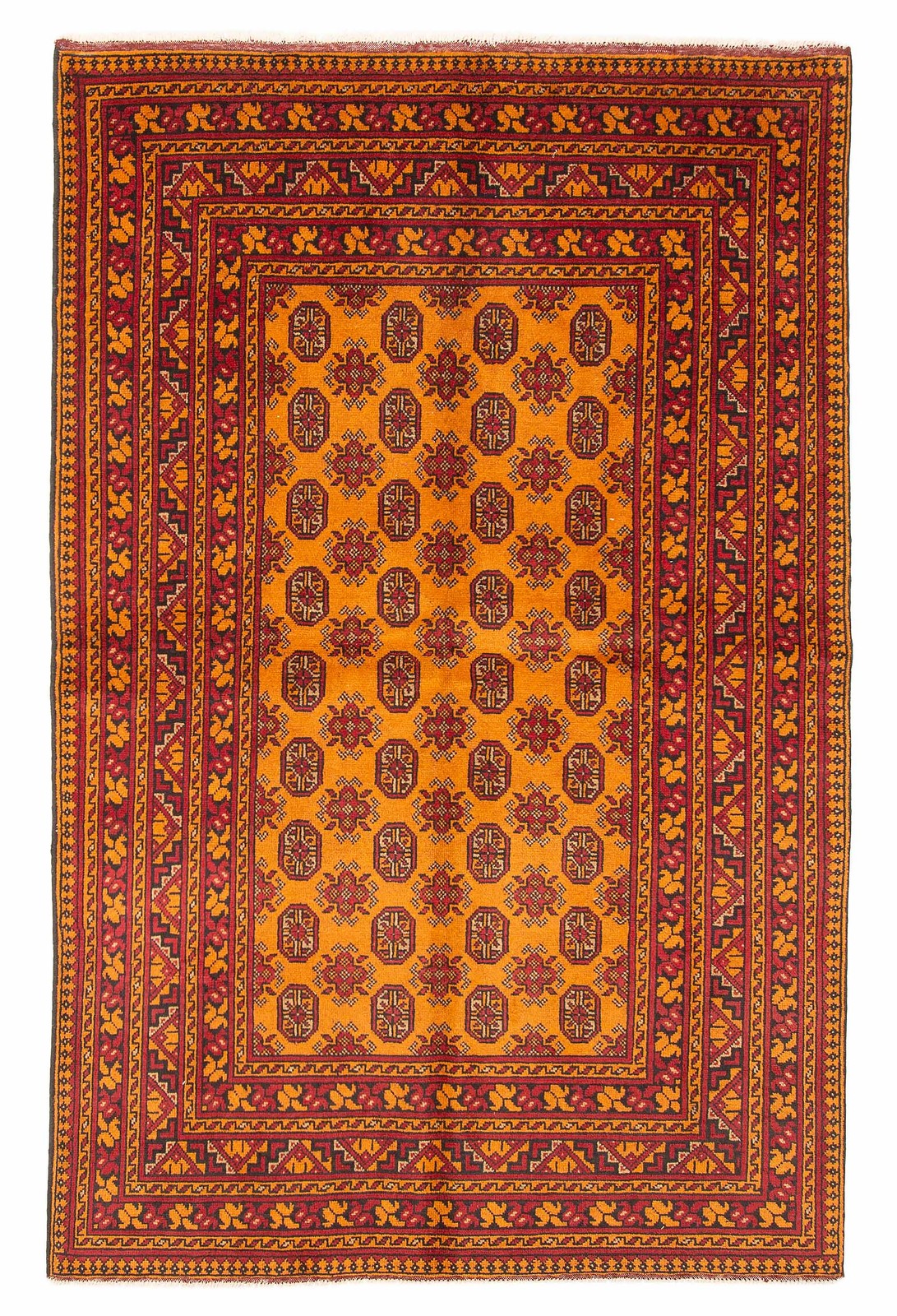 Hand Knotted Area Rug 5’2″ x 7’10” Traditional Oriental Wool Carpet