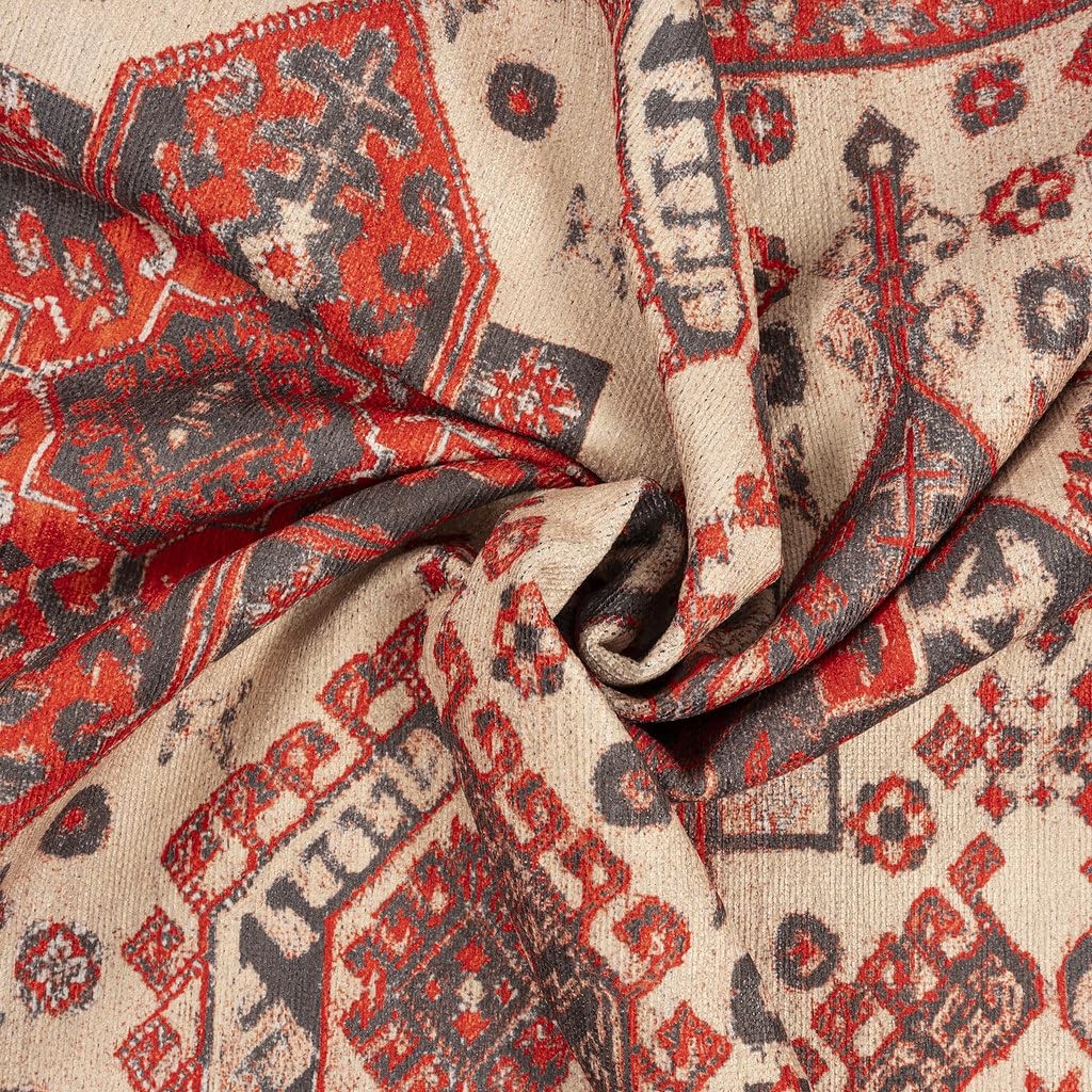 GLN Rugs Vintage – Sparta – Machine Washable Area Rug, Oriental Washable, Non…