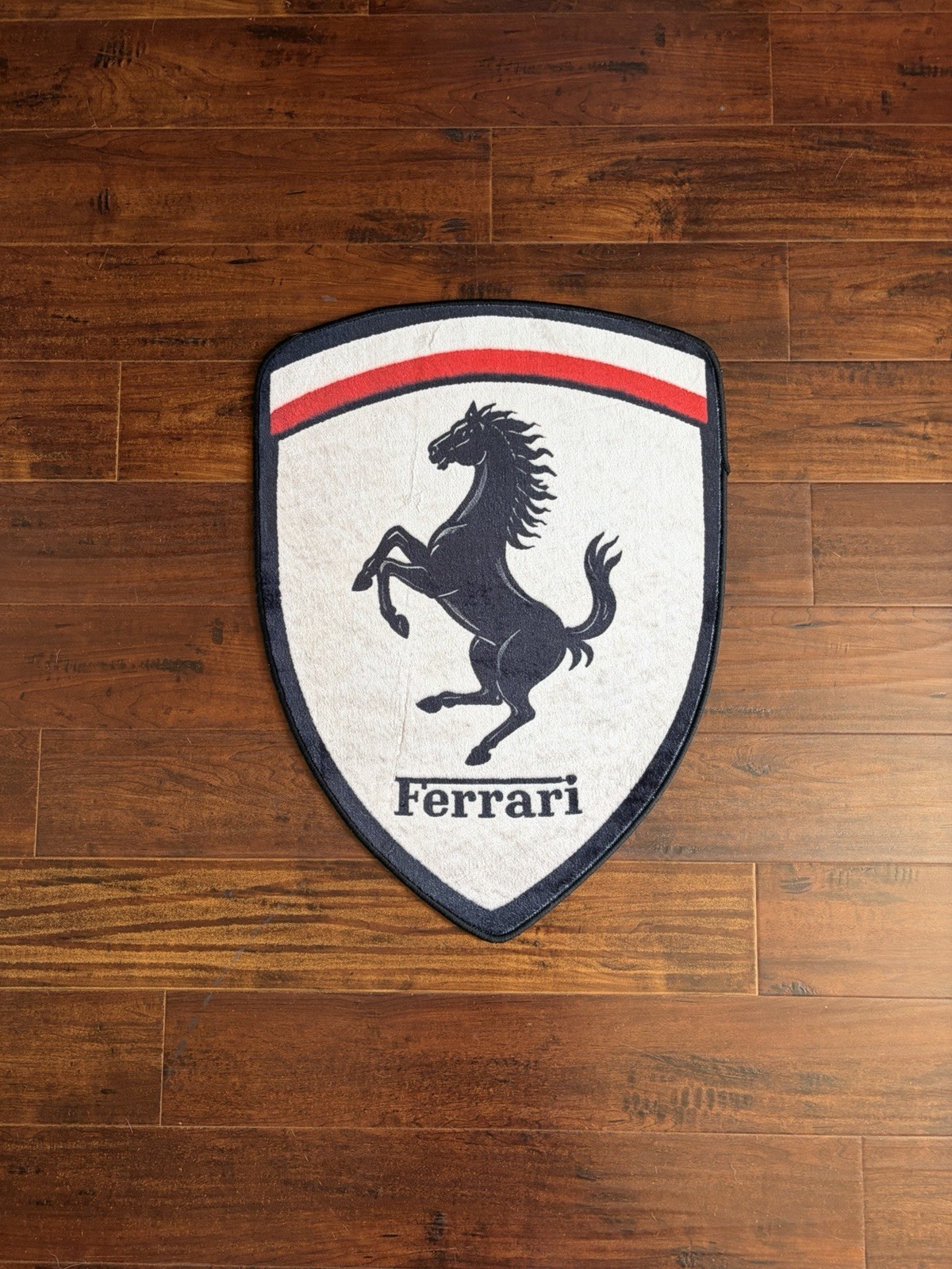 Ferrari logo Tufted Rug 22’ x 30’