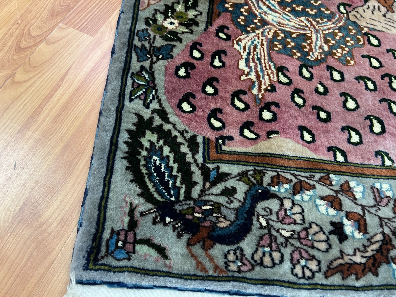 3’8″ x 5’1″ New Turkish Omar Khayyam Oriental Rug – Pictorial – Hanging Rug