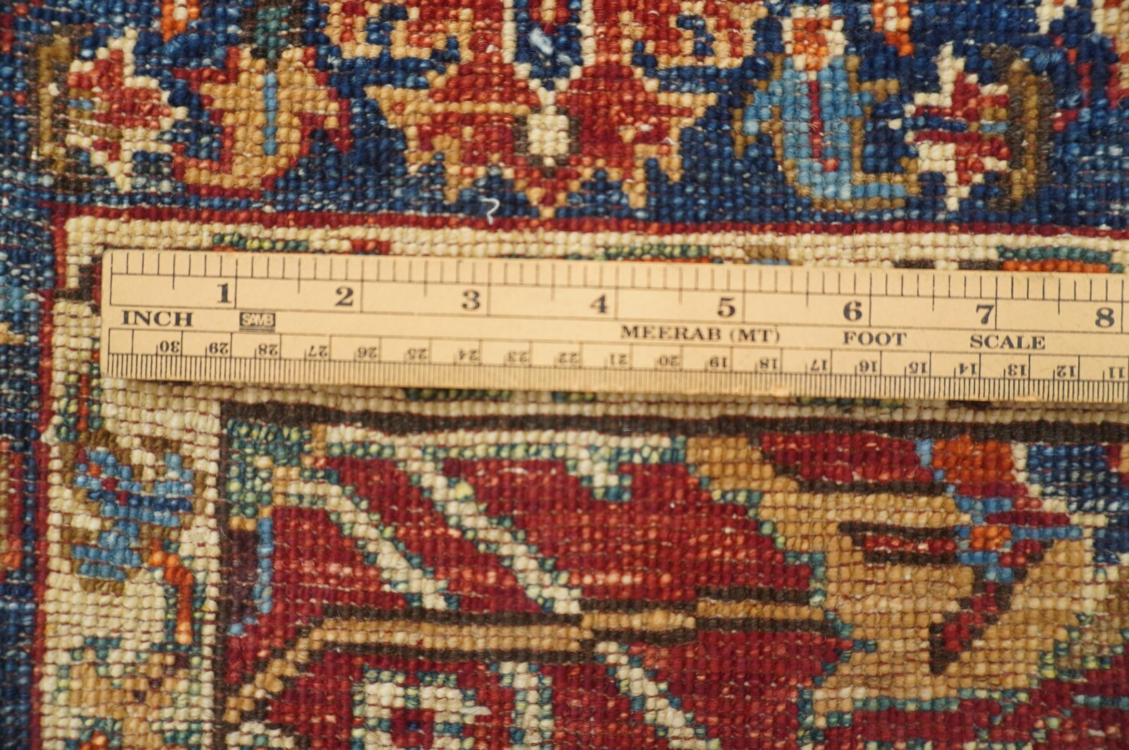 4 x 5 ft Red Bidjar Oriental Afghan Hand Knotted Area Rug