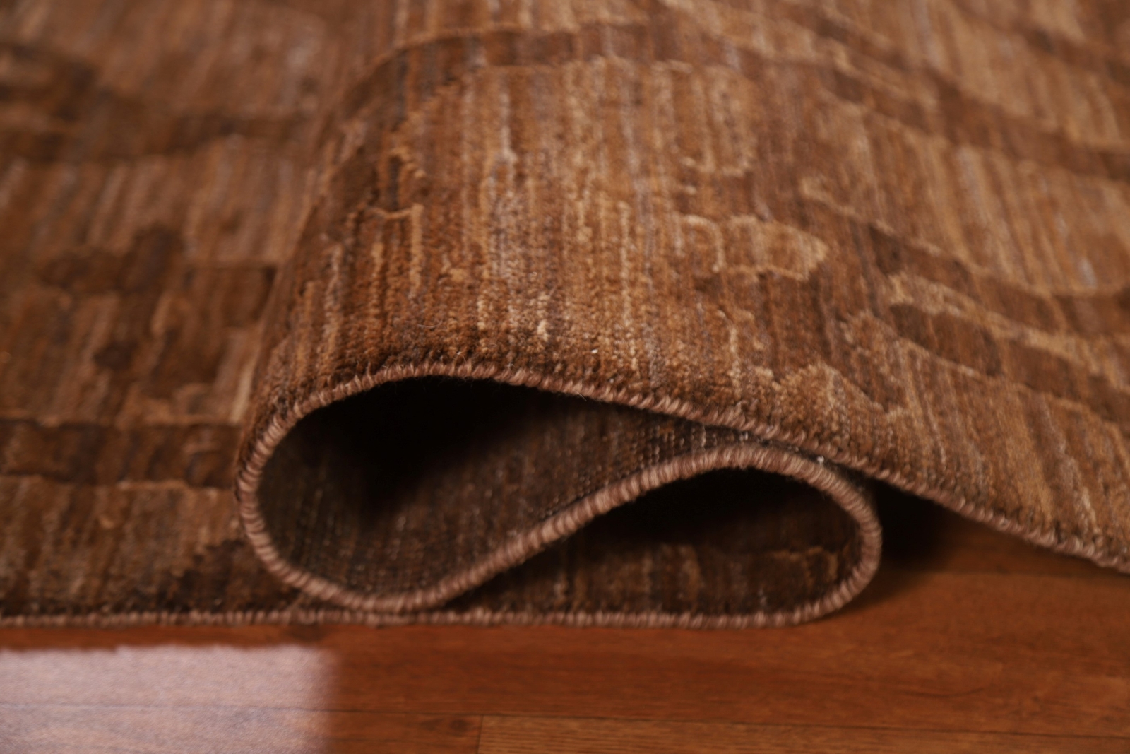 Versatile Gabbeh Kashkoli Brown Wool Modern Accent Rug Ideal for Any Room 5×6 ft