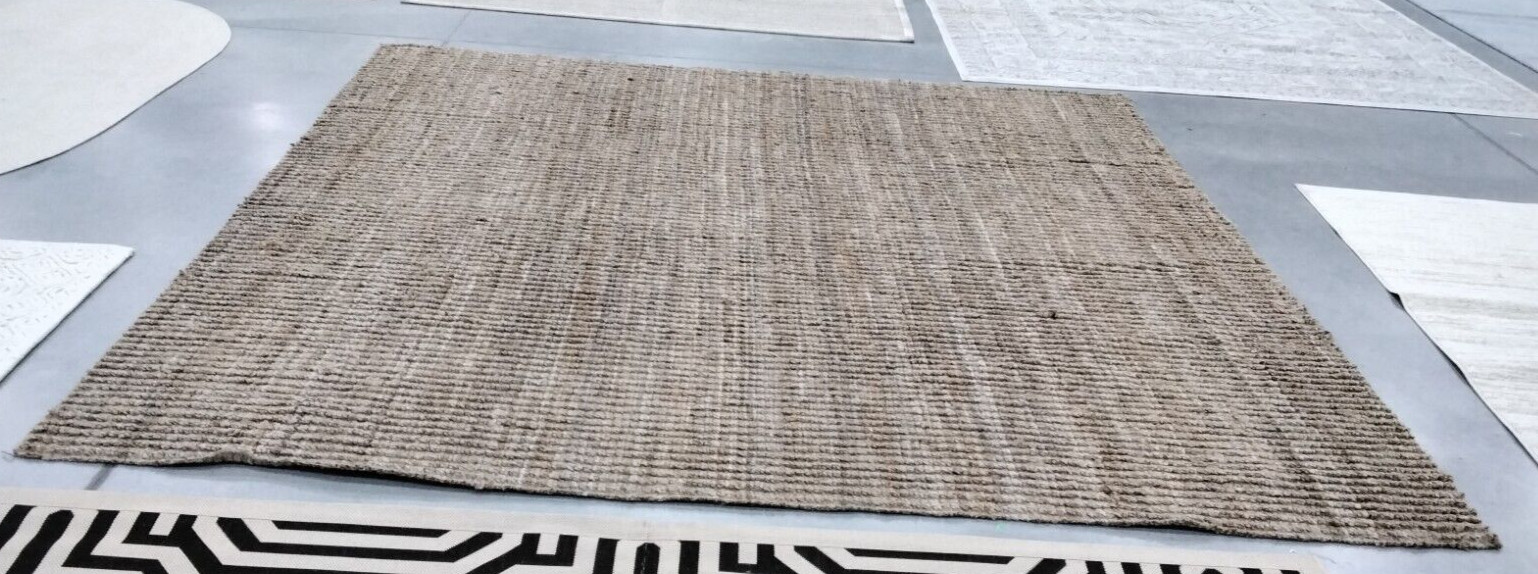 NATURAL 10′ X 10′ Square Loose Threads Rug, Reduced Price 1172735421 NF447A-10SQ
