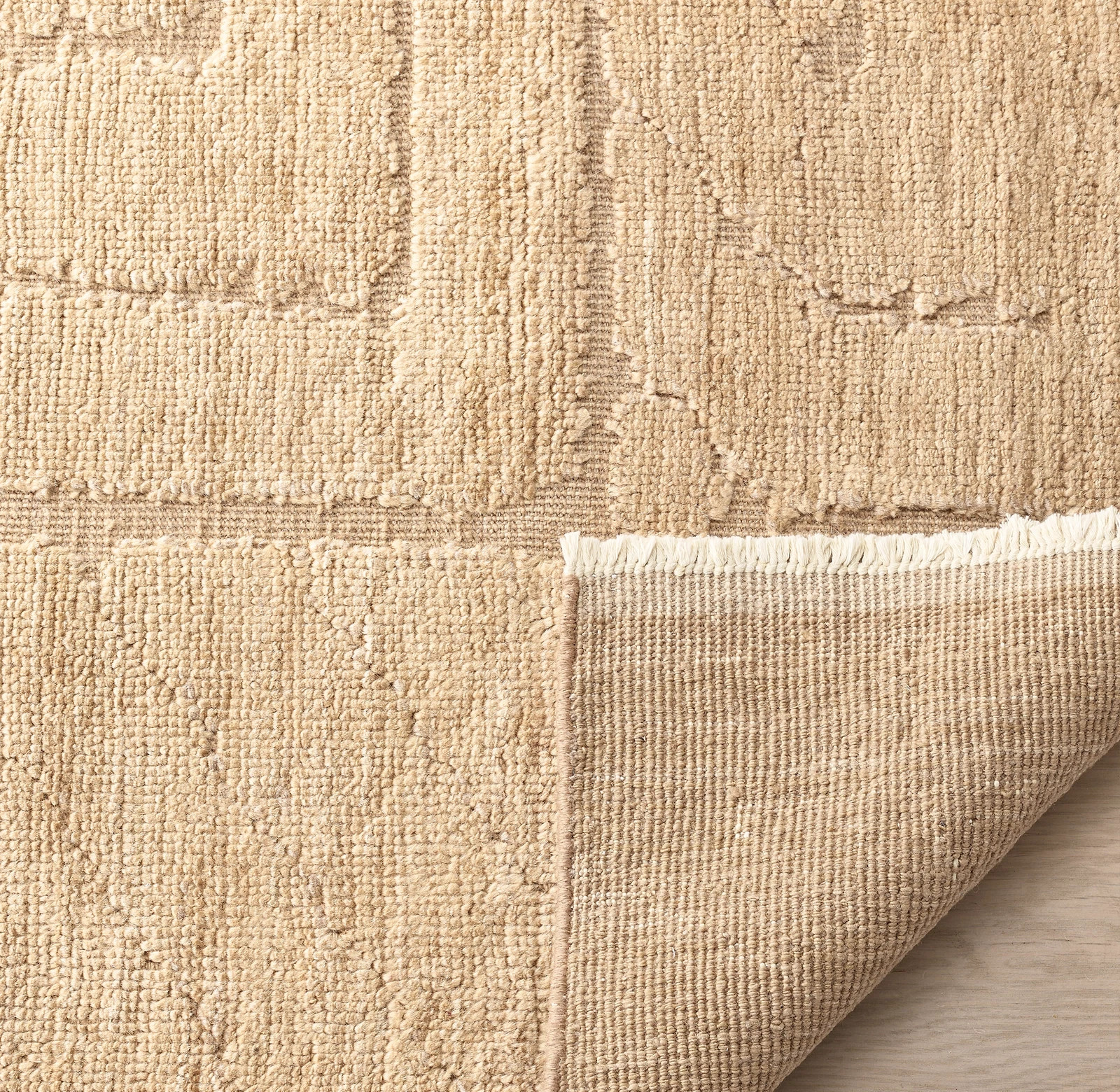 Handmade Berber Moroccan Wool Rug Color Camel Design Area Luxury Carpet Rug